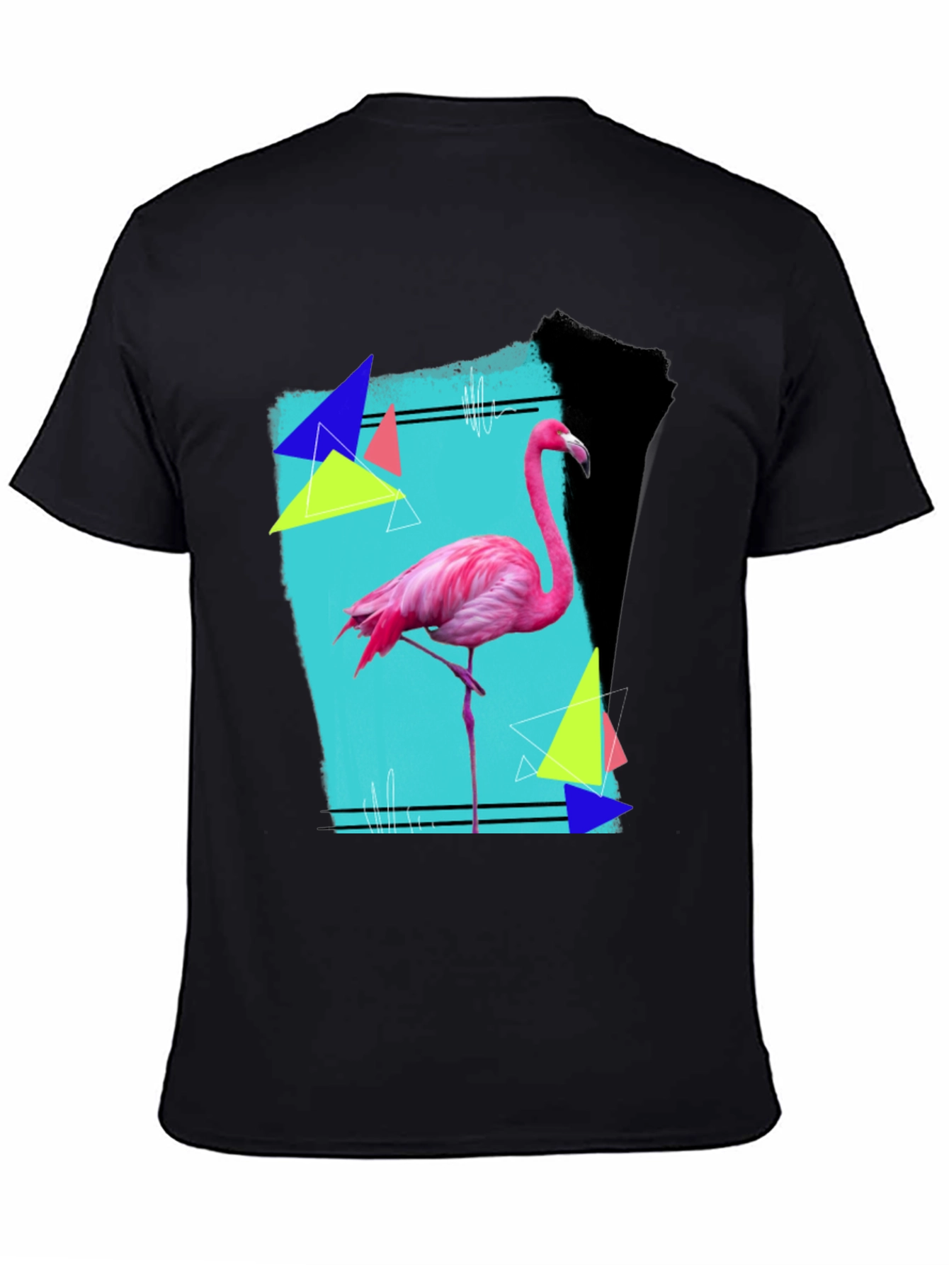 Flamingo Graphic Tee - Retro Style