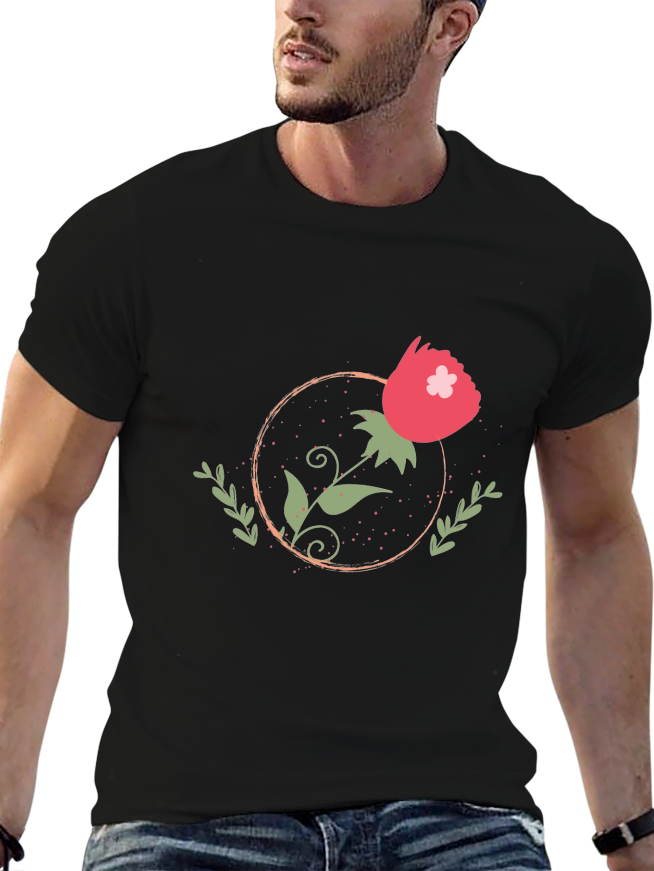 Floral Graphic Tee - Stylish Casual Wear