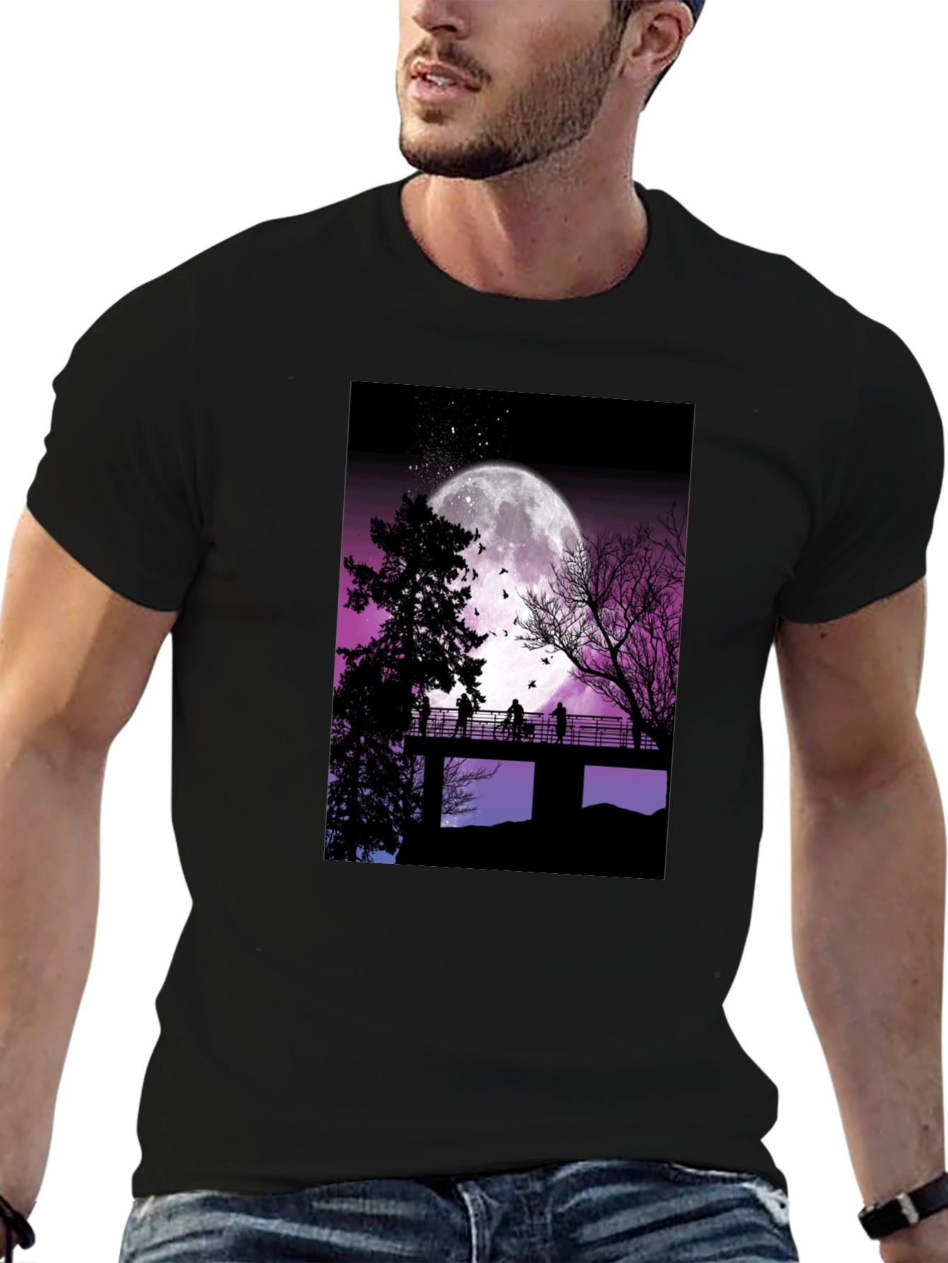 Moonlit Stranger Things T-Shirt