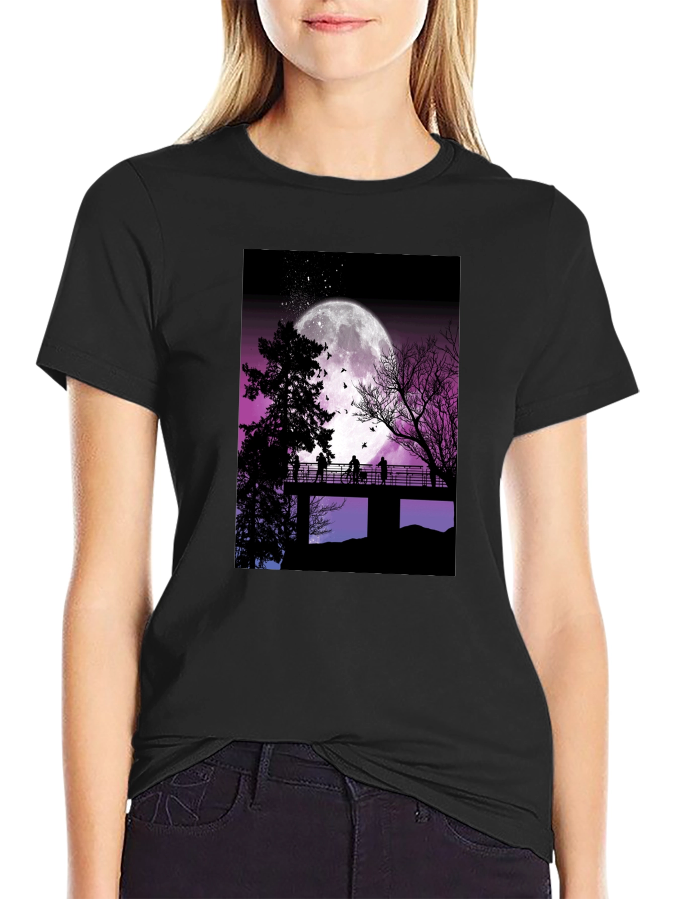 Moonlit Stranger Things T-Shirt
