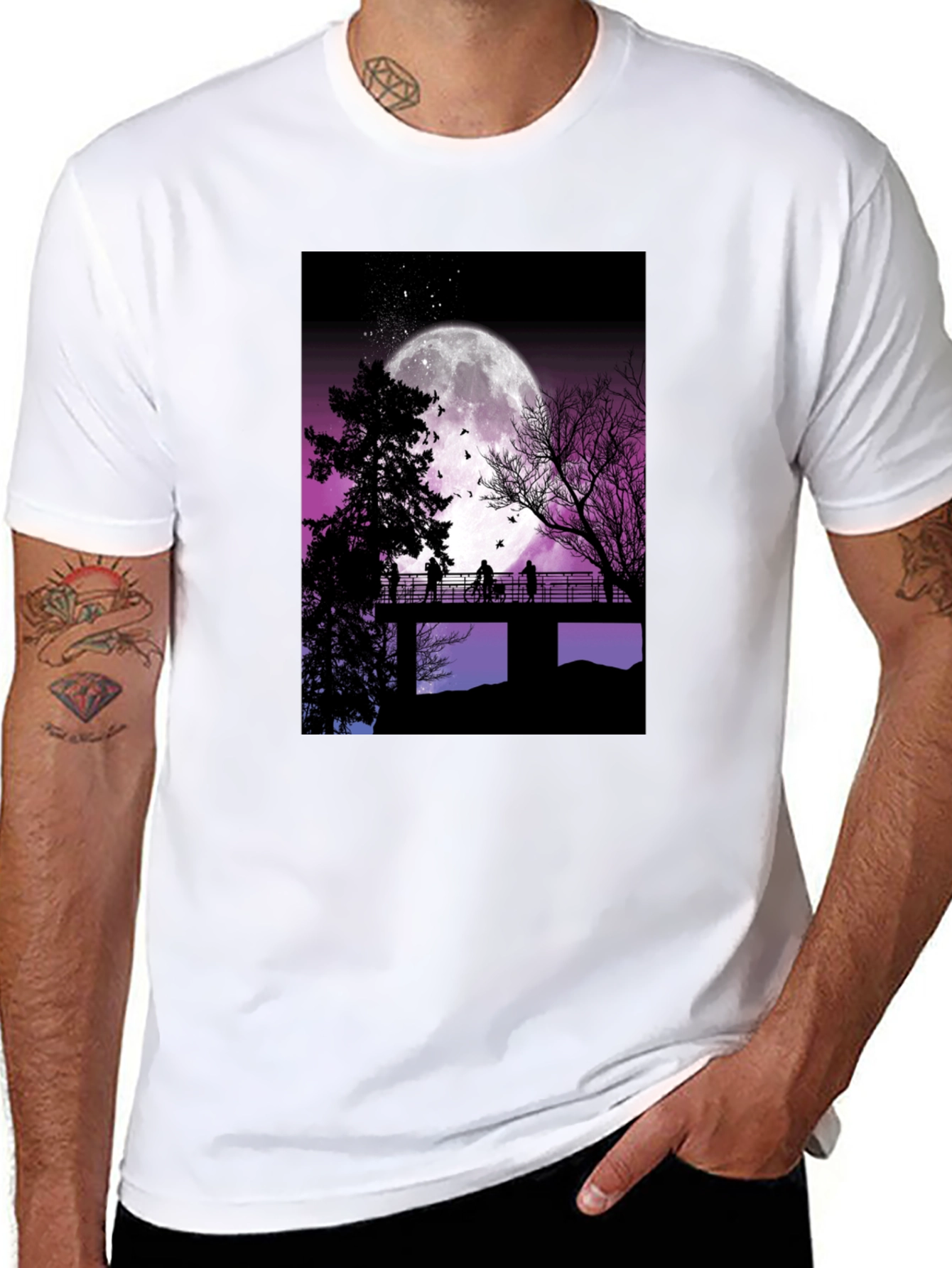 Moonlit Stranger Things T-Shirt