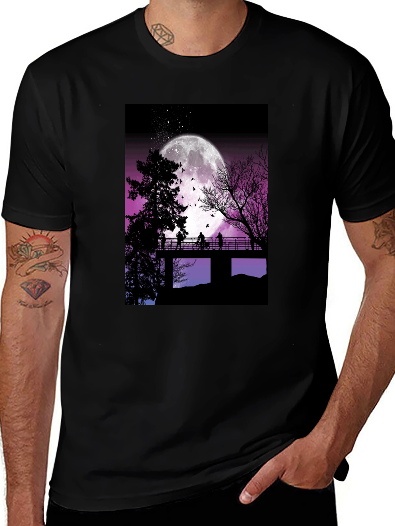 Moonlit Stranger Things T-Shirt