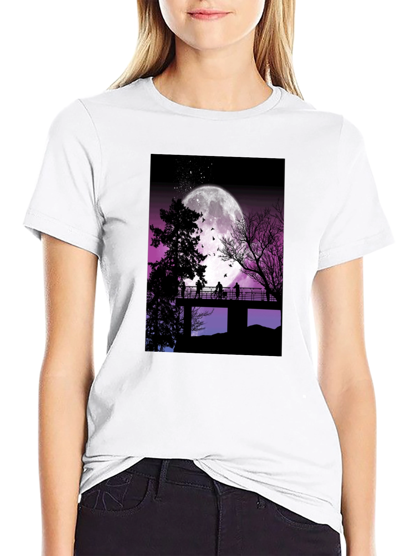 Moonlit Stranger Things T-Shirt