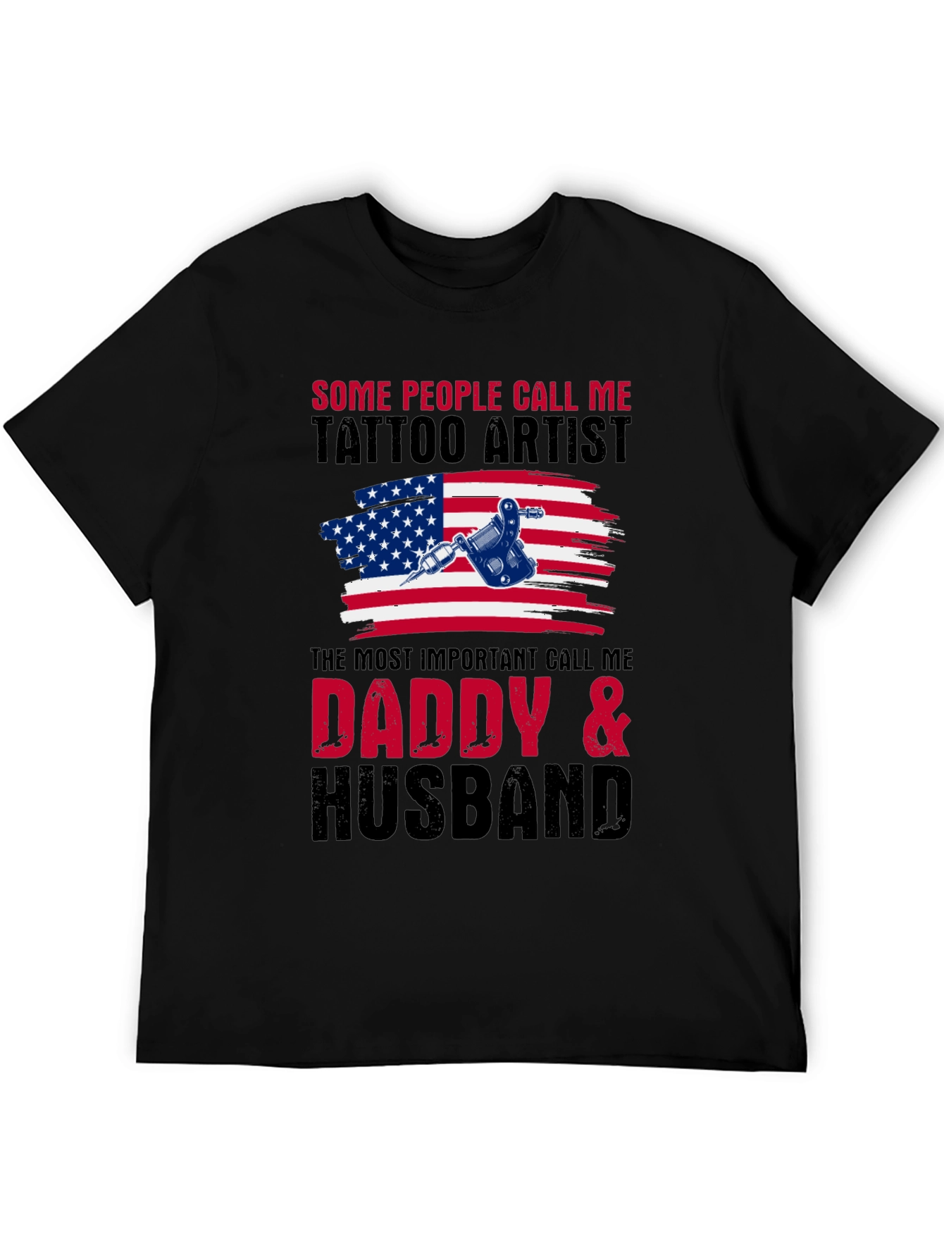 Tattoo Artist Daddy & Husband Graphic T-Shirt