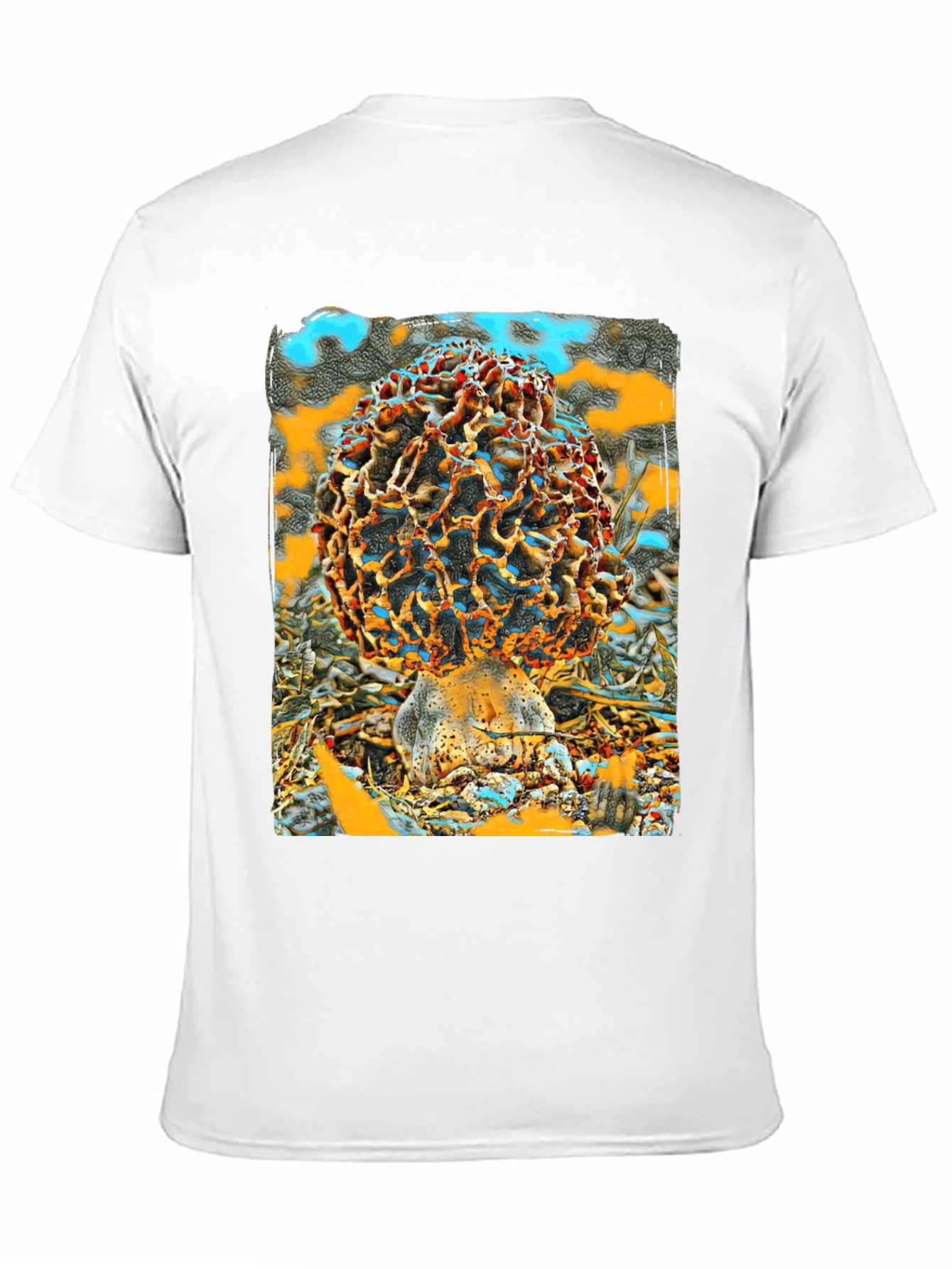 Mushroom Graphic Tee - Unique Artistic Design