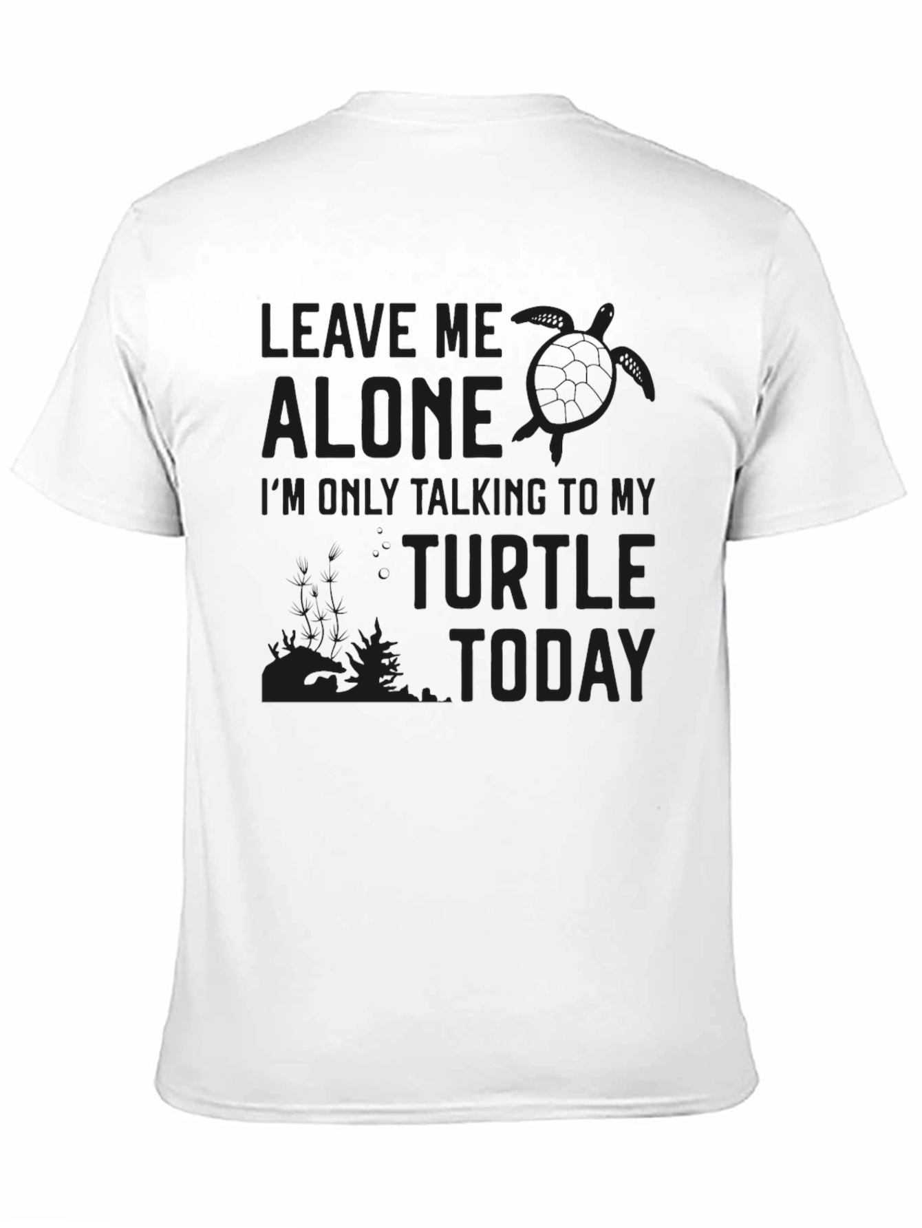 Funny Turtle Graphic T-Shirt - Leave Me Alone Tee
