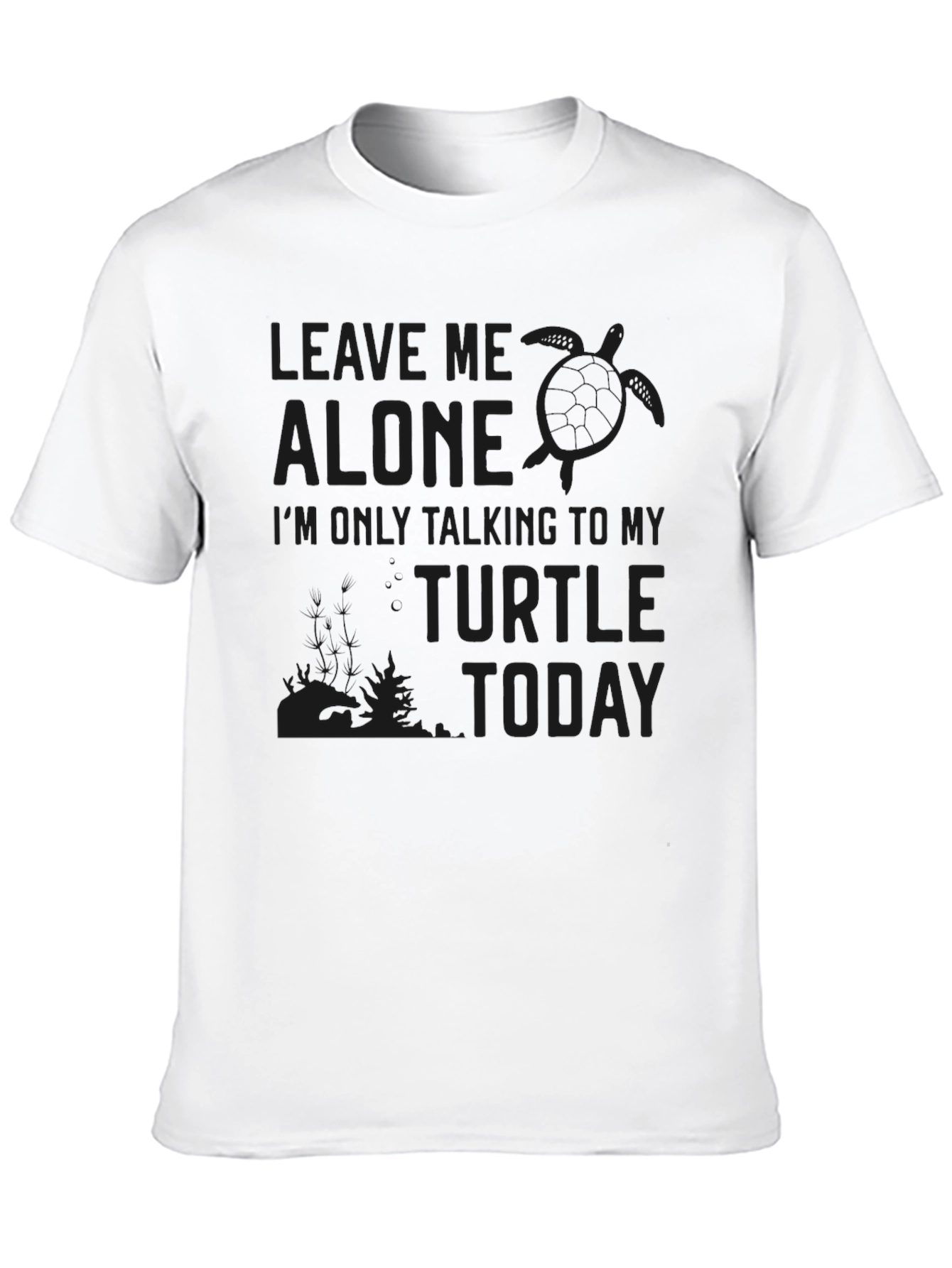 Funny Turtle Graphic T-Shirt - Leave Me Alone Tee
