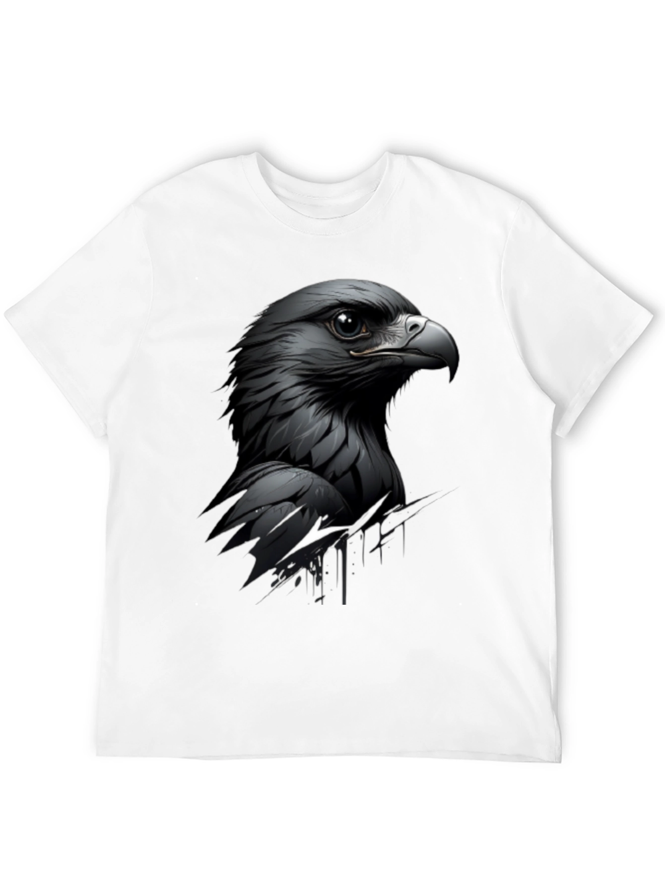 Black Eagle Graphic Tee - Mens Stylish Cotton T-Shirt