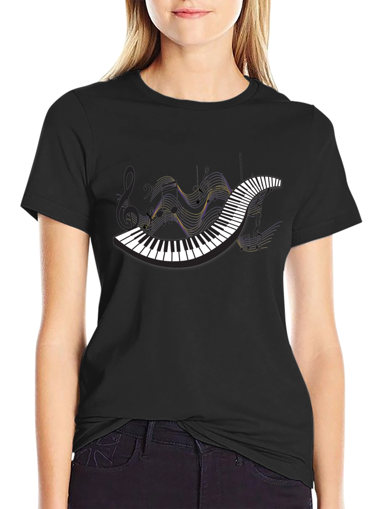 Musical Piano Keys T-Shirt