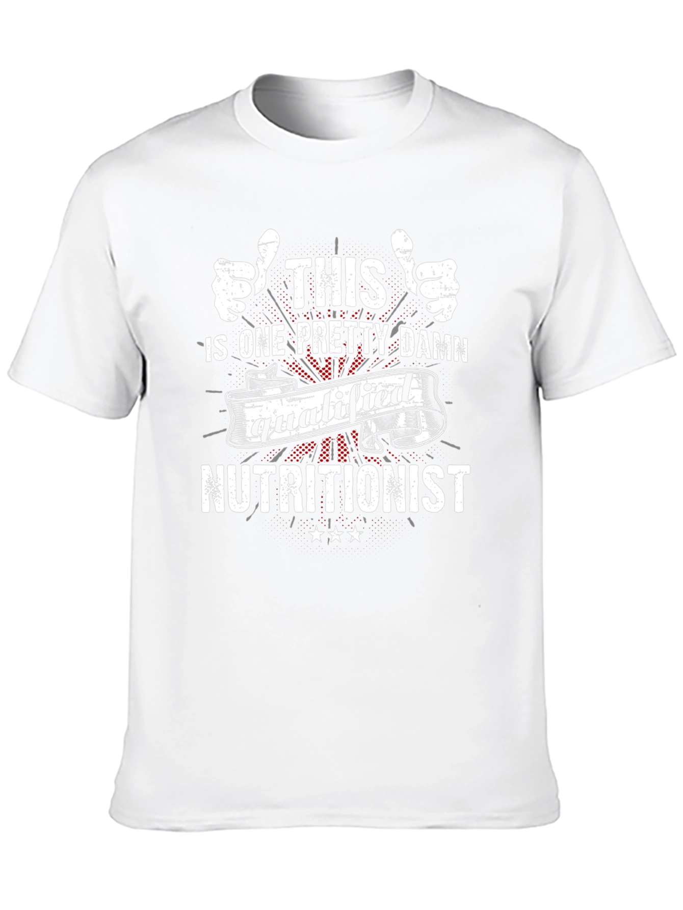 Qualified Nutritionist Graphic T-Shirt