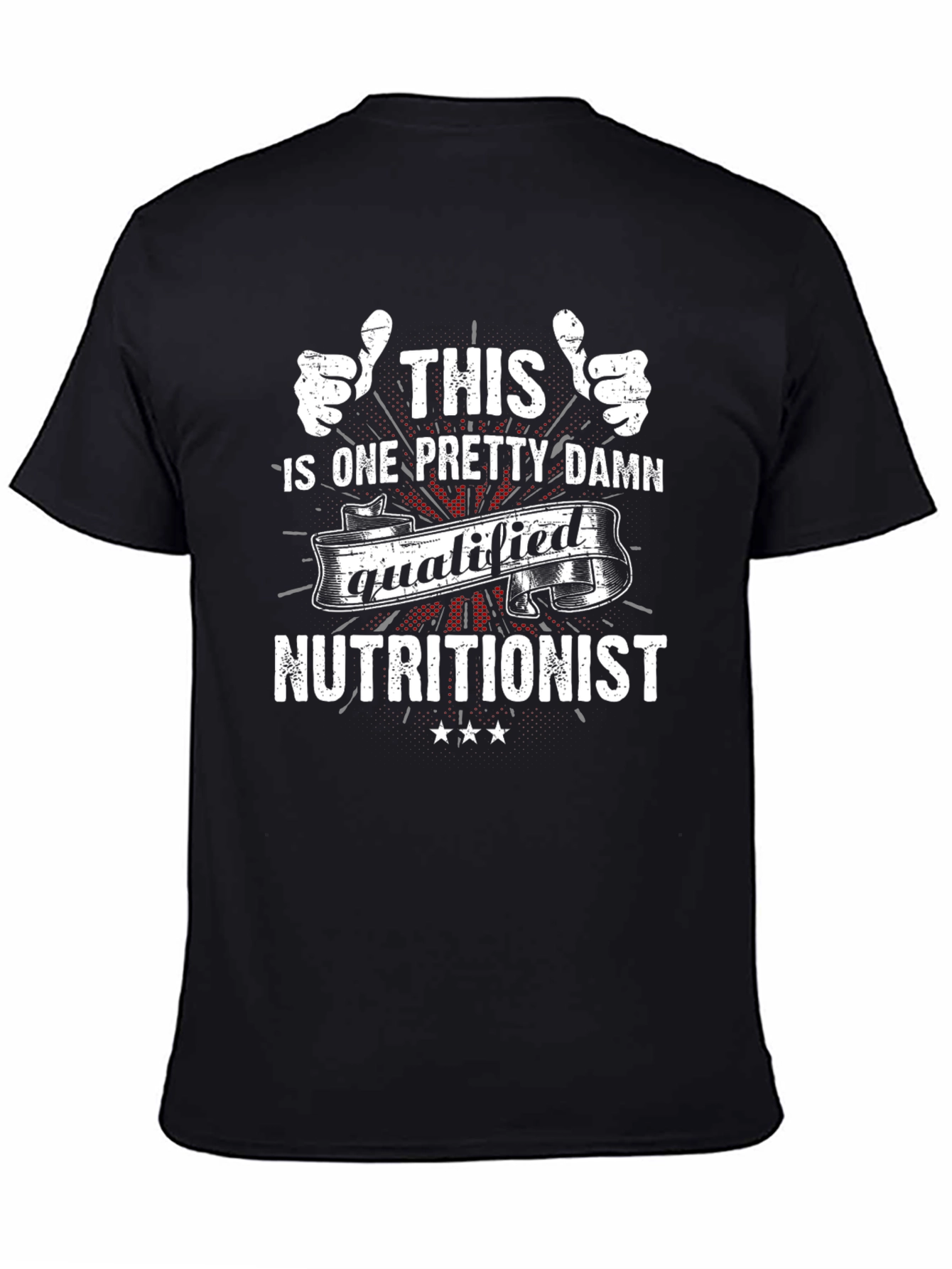Qualified Nutritionist Graphic T-Shirt