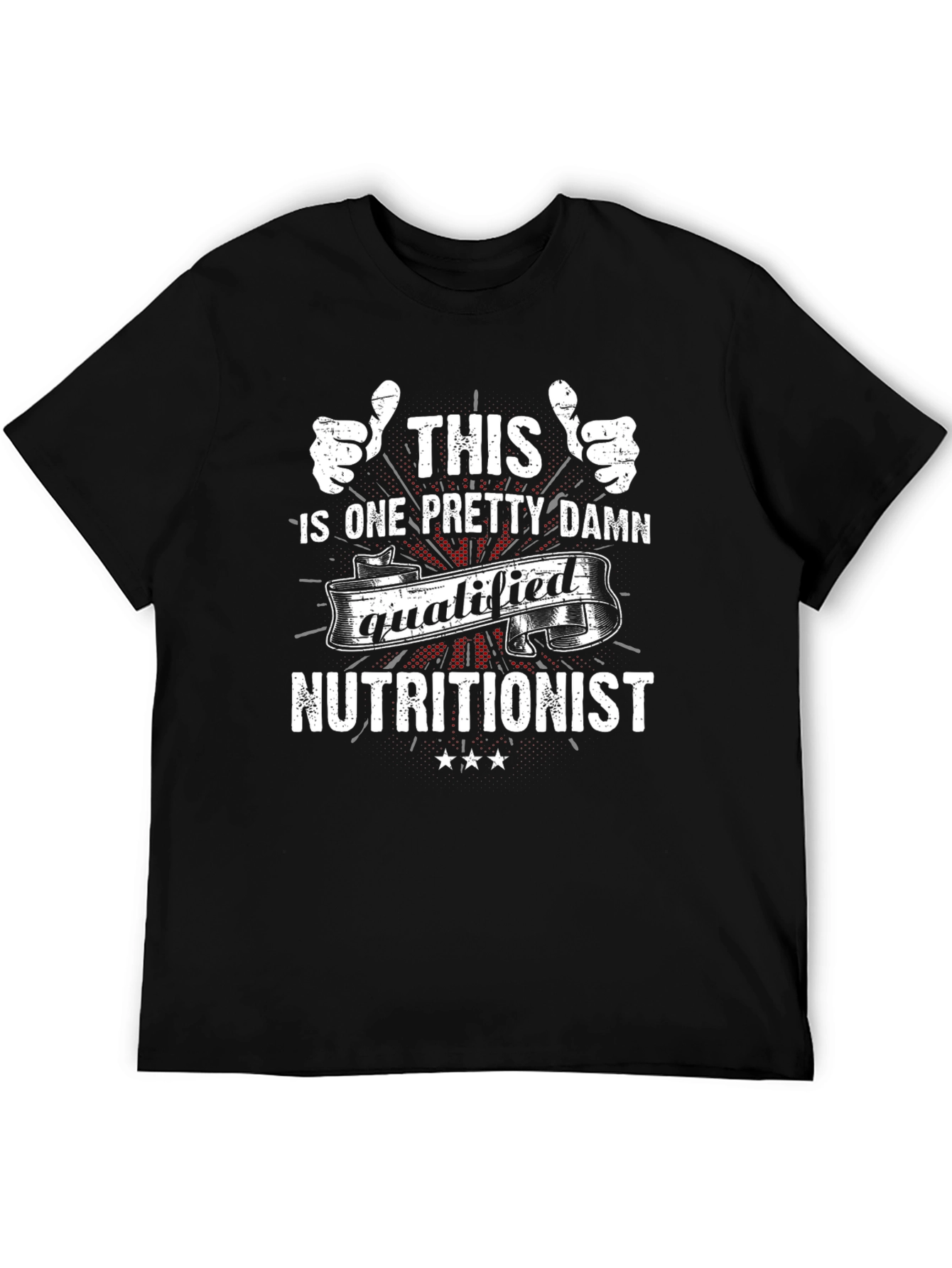 Qualified Nutritionist Graphic T-Shirt