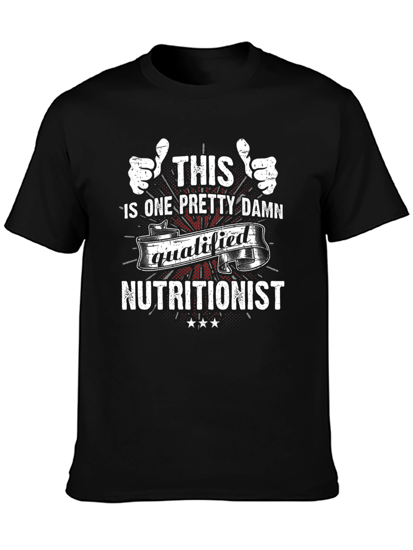 Qualified Nutritionist Graphic T-Shirt