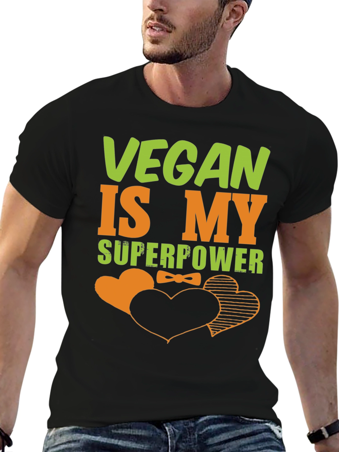 Vegan is My Superpower Graphic T-Shirt
