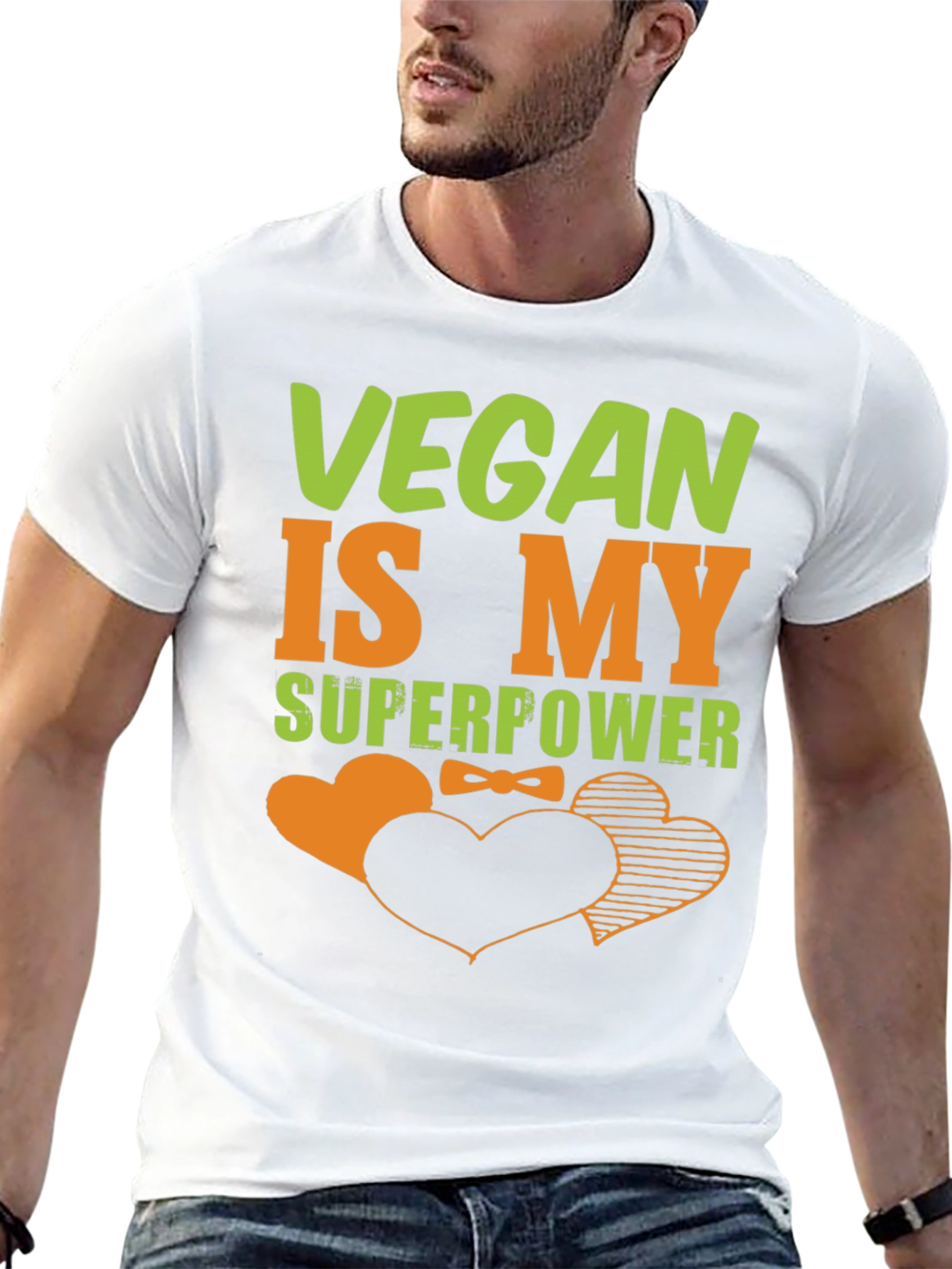 Vegan is My Superpower Graphic T-Shirt