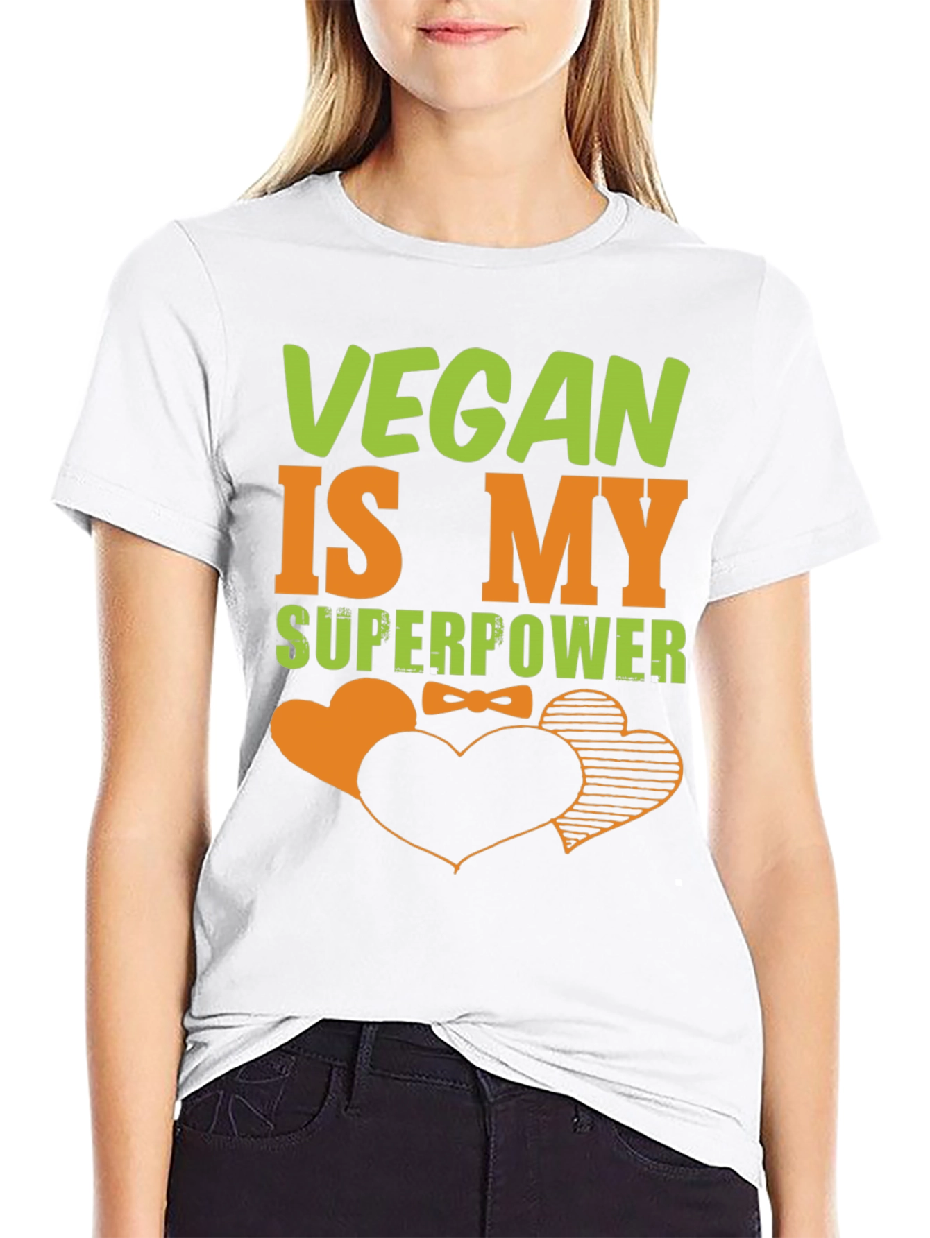 Vegan is My Superpower Graphic T-Shirt