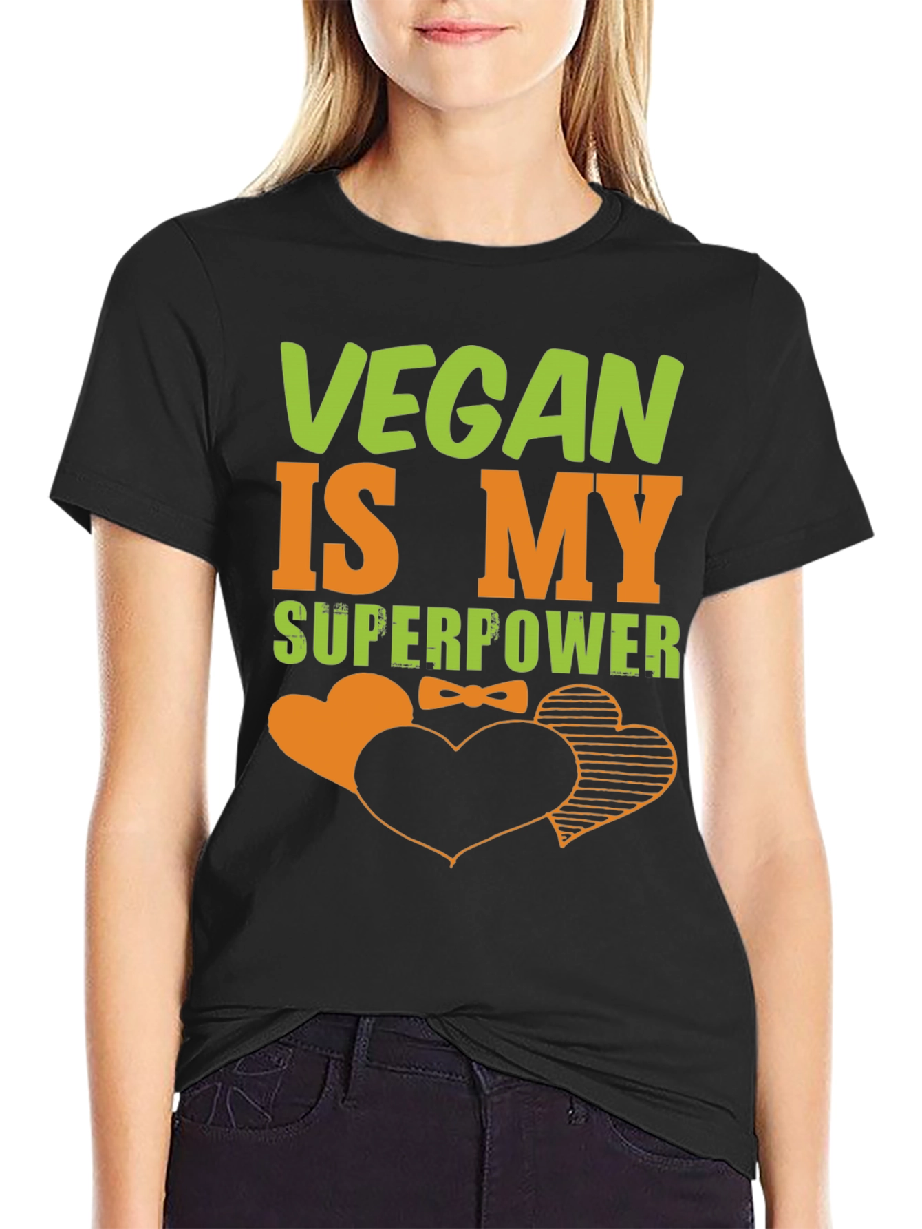 Vegan is My Superpower Graphic T-Shirt