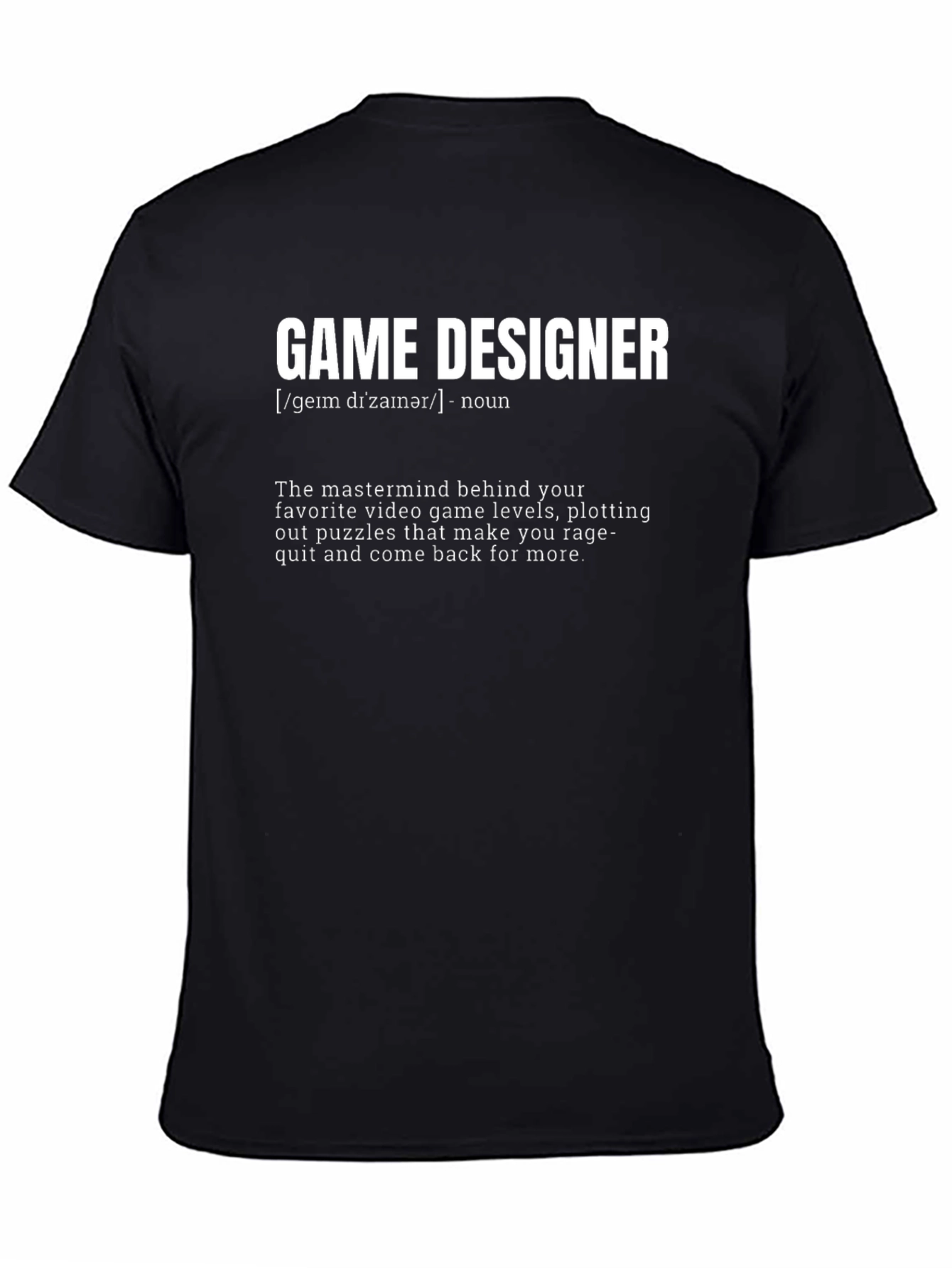 Game Designer Definition T-Shirt