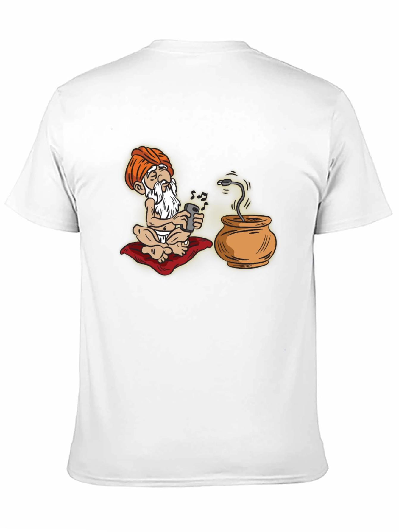 Cartoon Guru Tech T-Shirt - Funny Graphic Tee