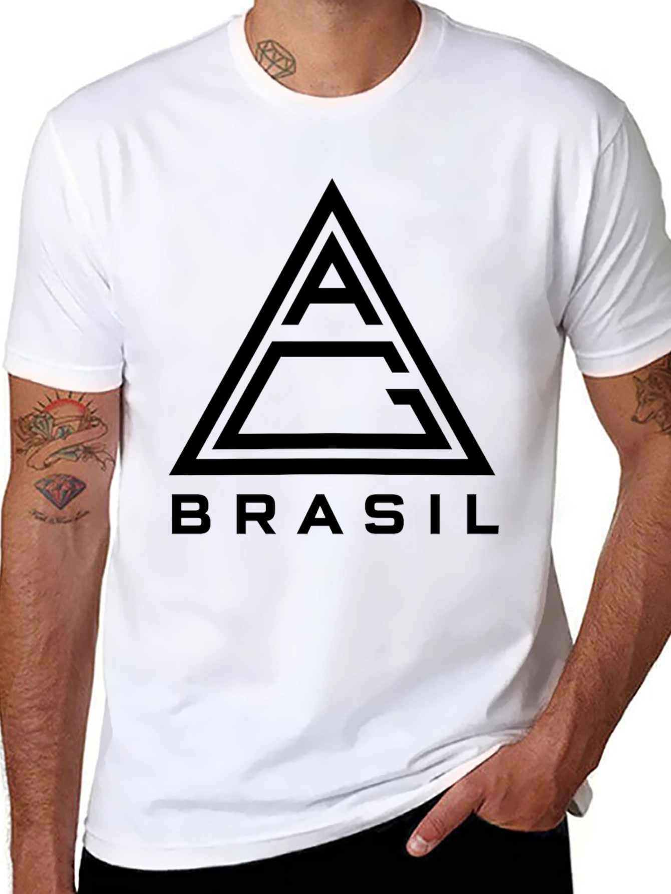 Brasil Graphic Tee - Black
