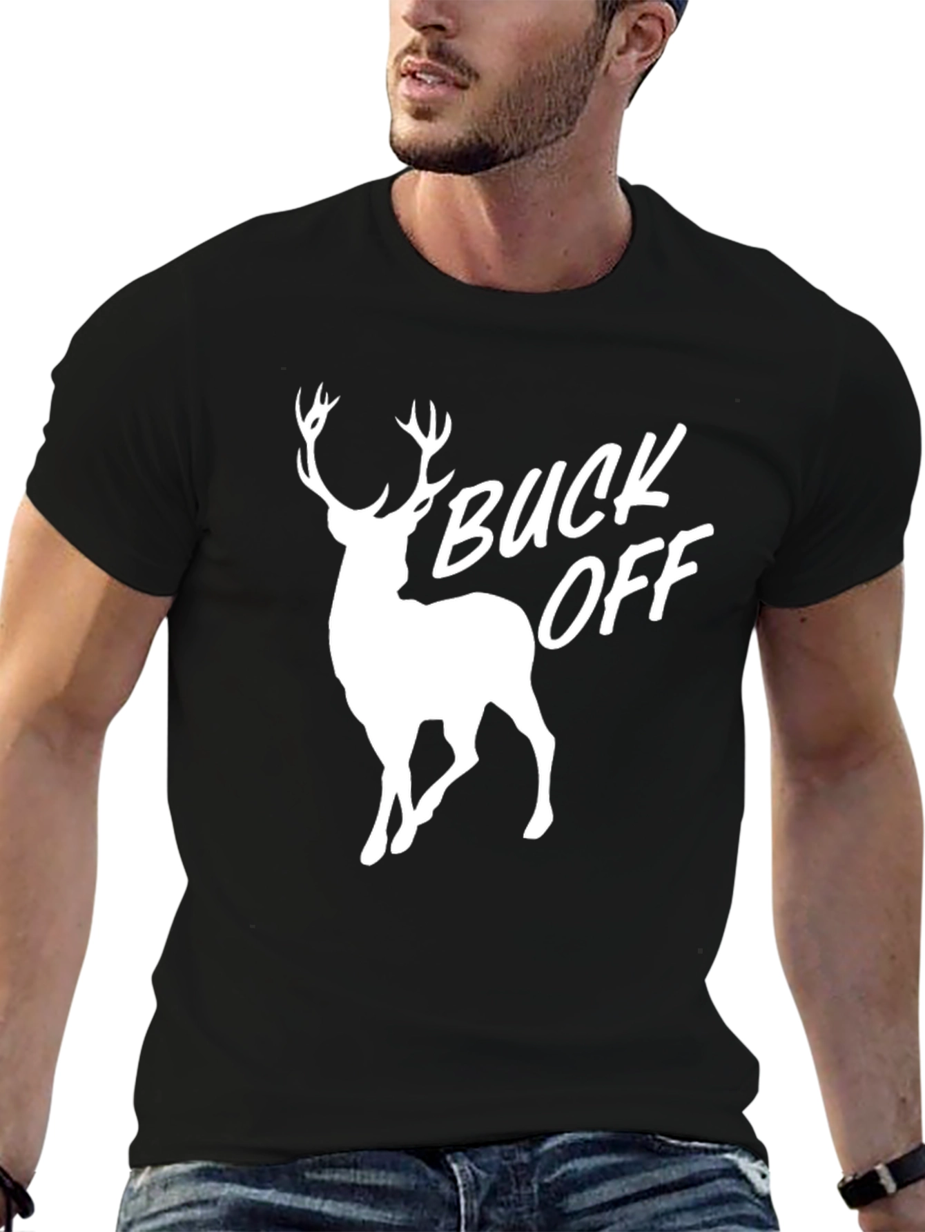 Buck Off Deer Graphic Tee