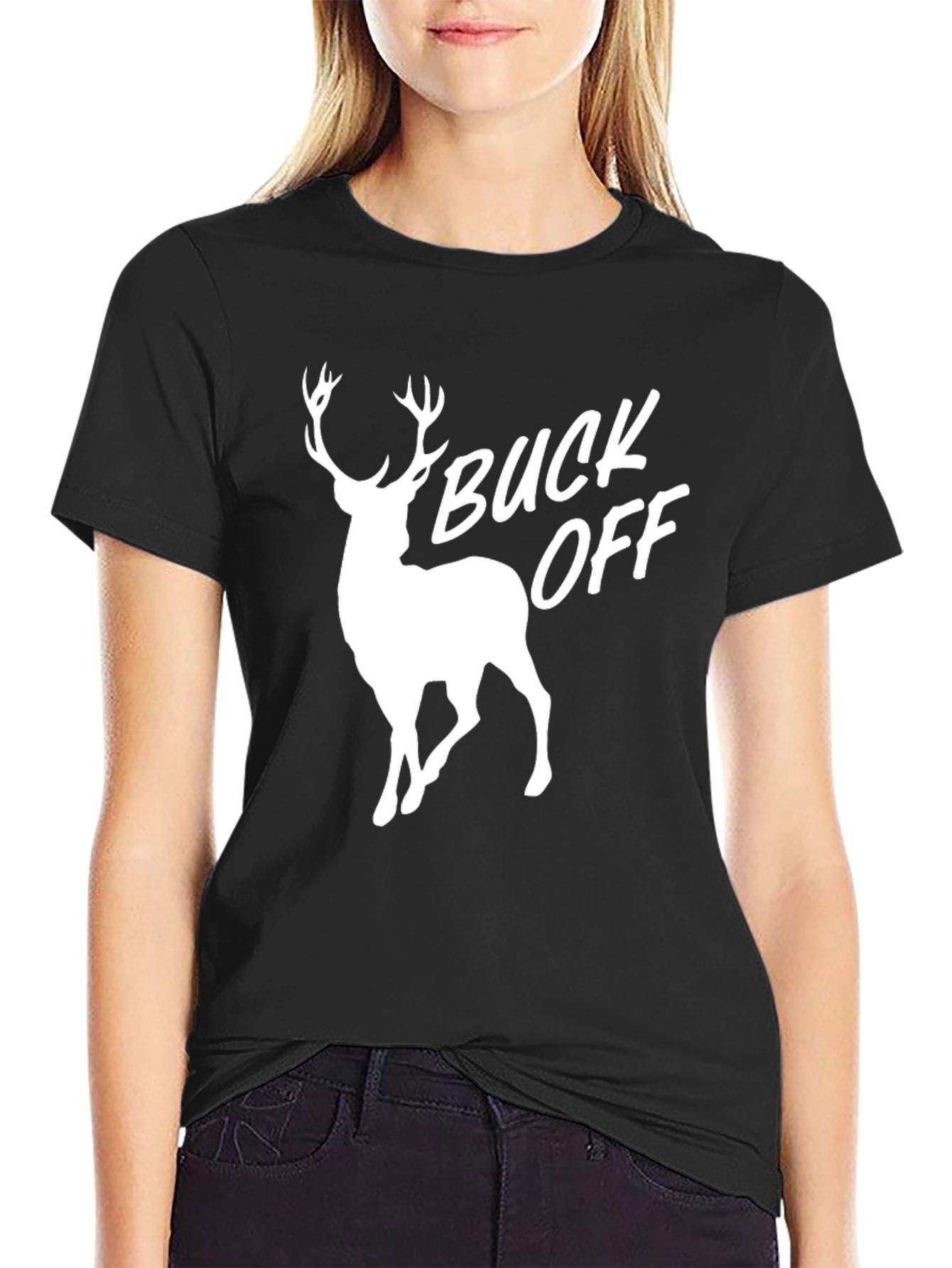 Buck Off Deer Graphic Tee