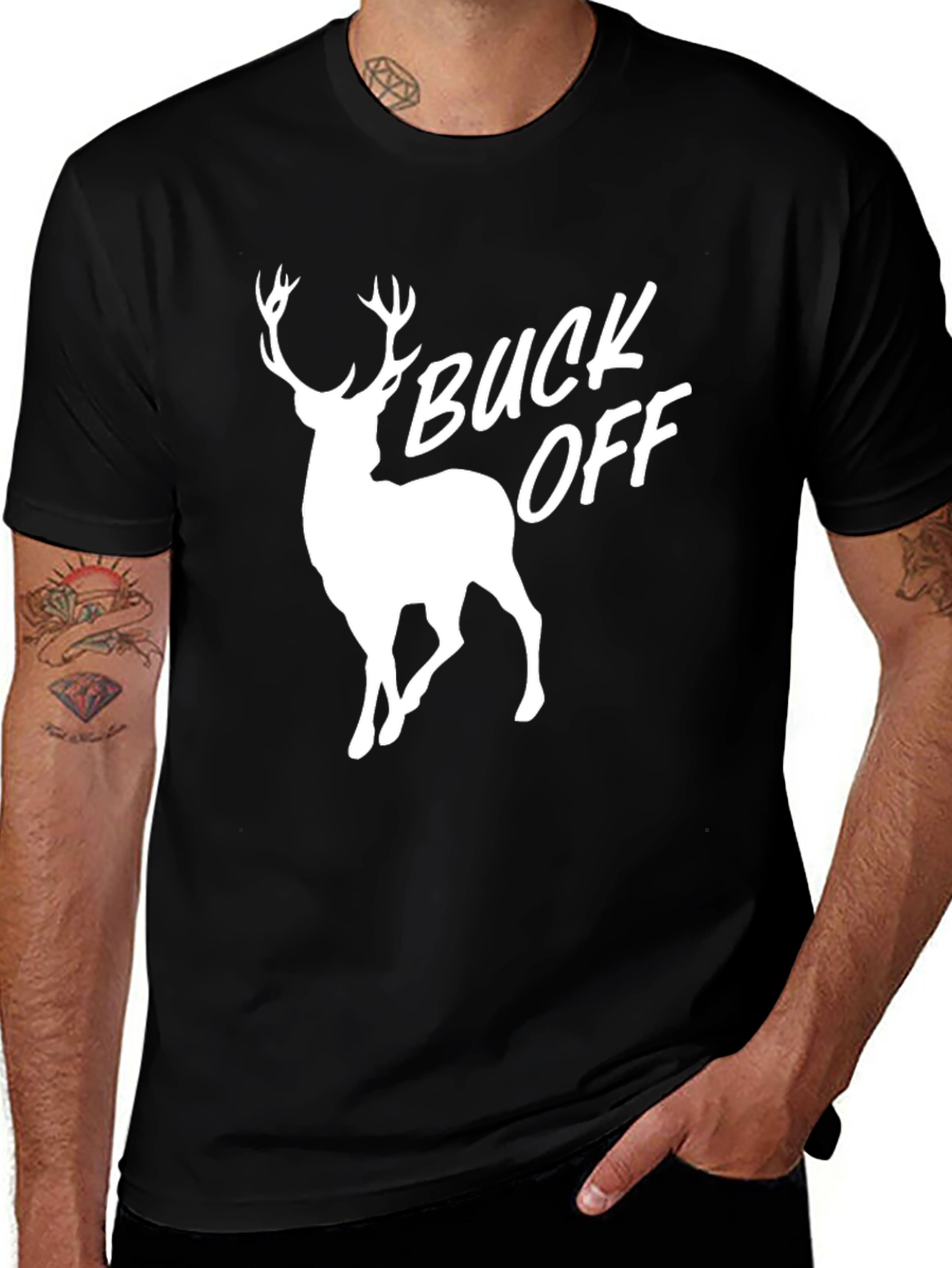 Buck Off Deer Graphic Tee