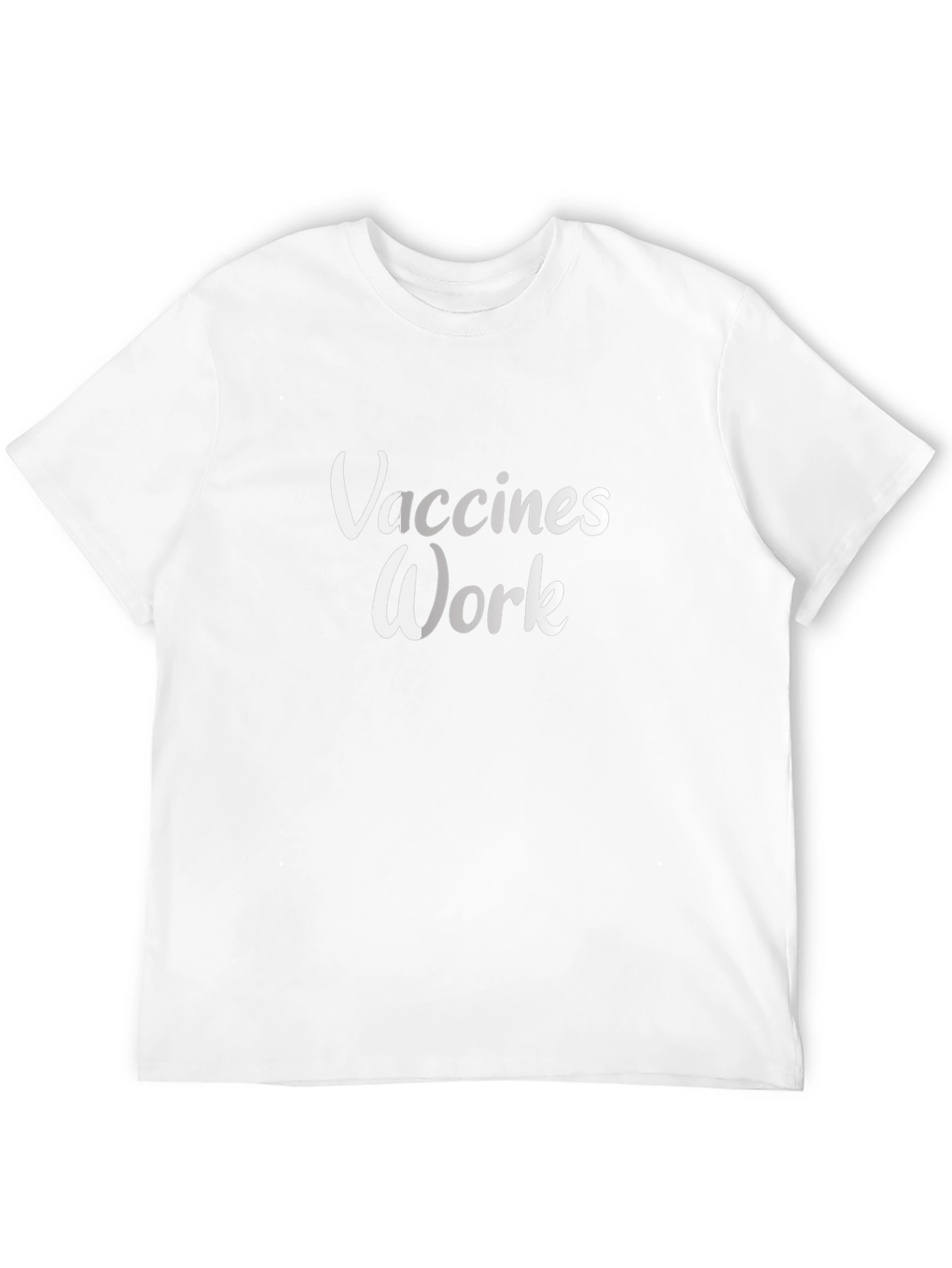 Vaccines Work Black T-Shirt - Pro-Vaccine Message