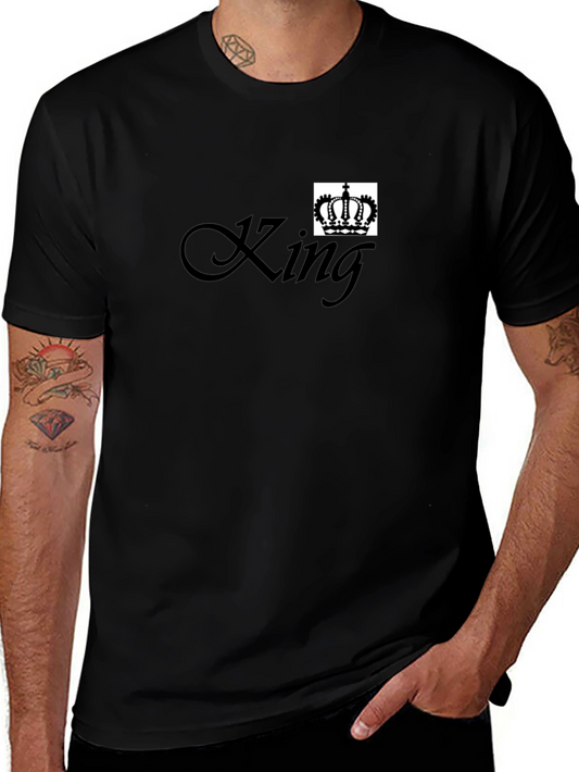 King Crown T-Shirt - Classic Black Tee