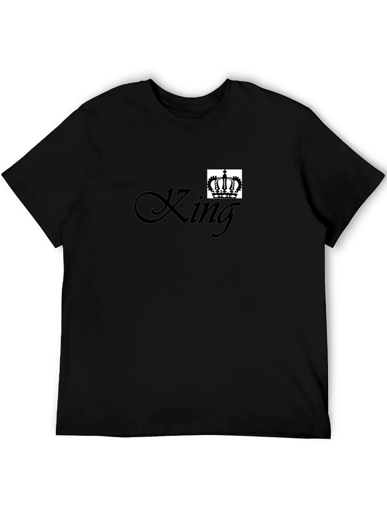 King Crown T-Shirt - Classic Black Tee