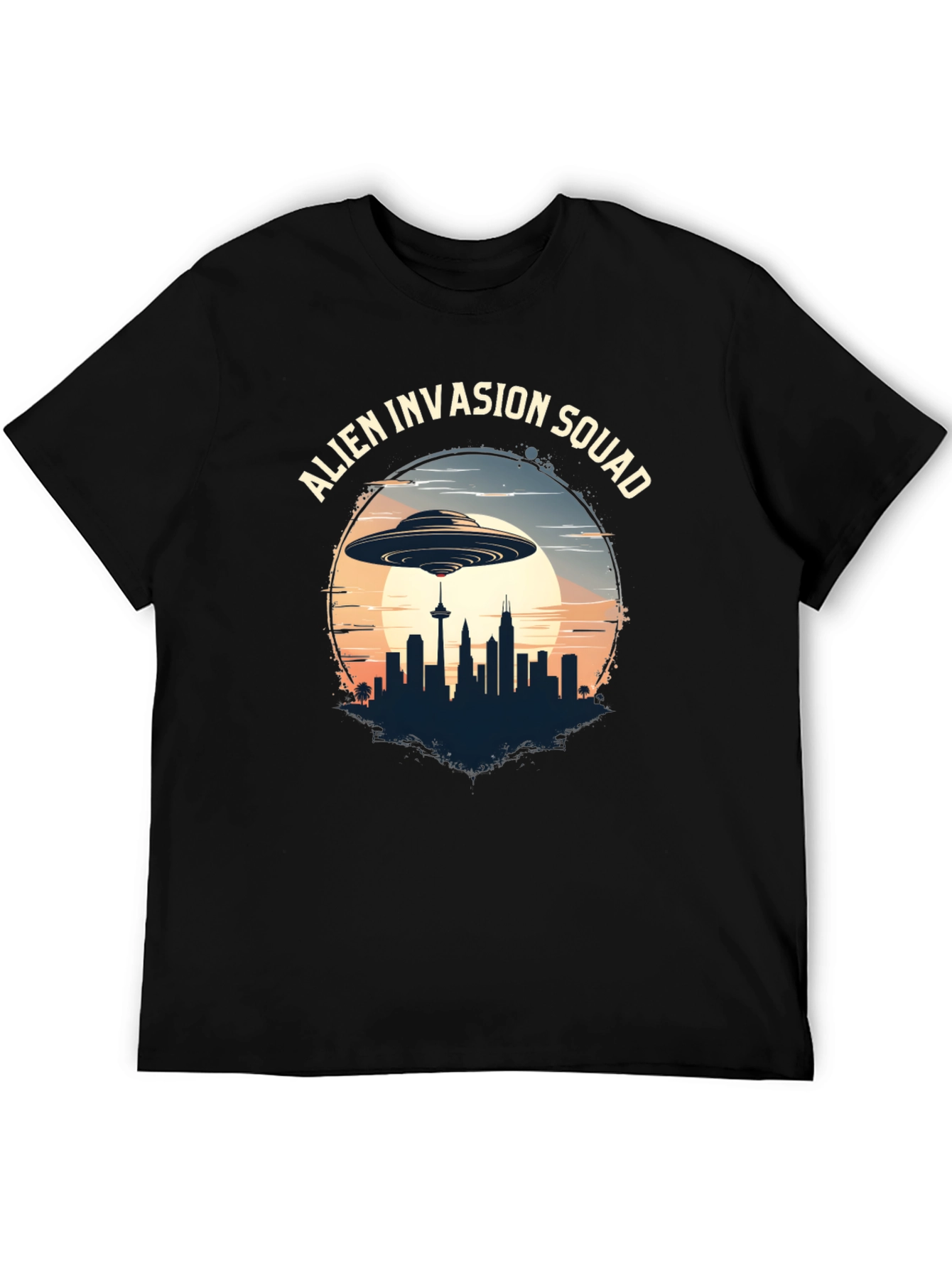 Alien Invasion Squad Graphic T-Shirt
