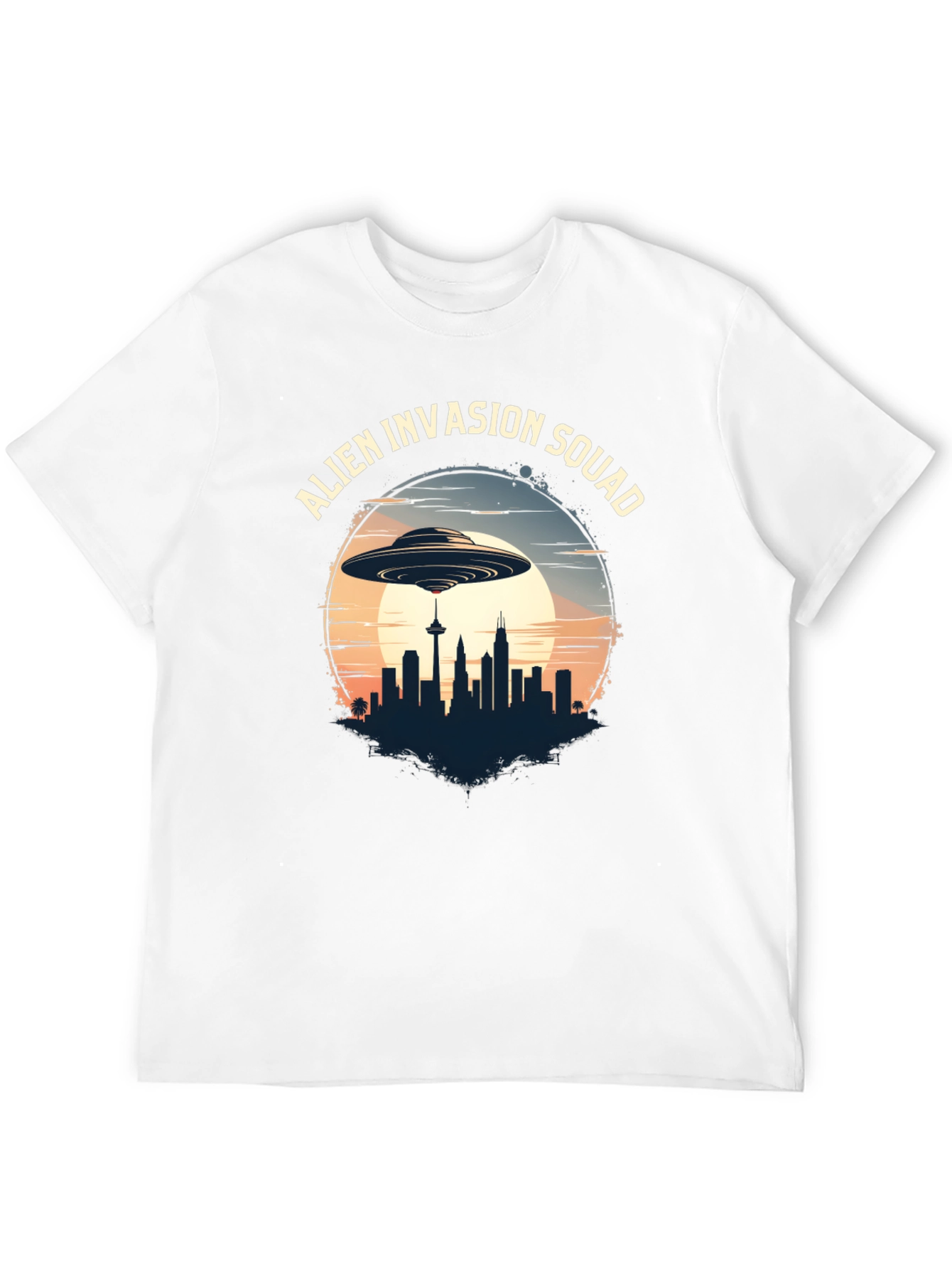 Alien Invasion Squad Graphic T-Shirt