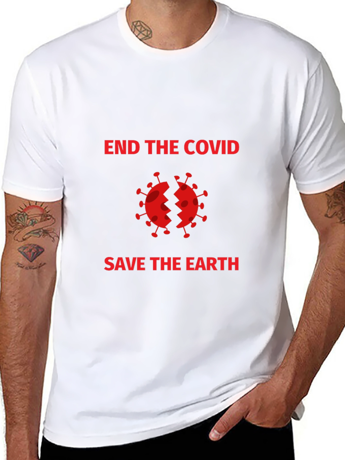 End the Covid Save Earth T-Shirt