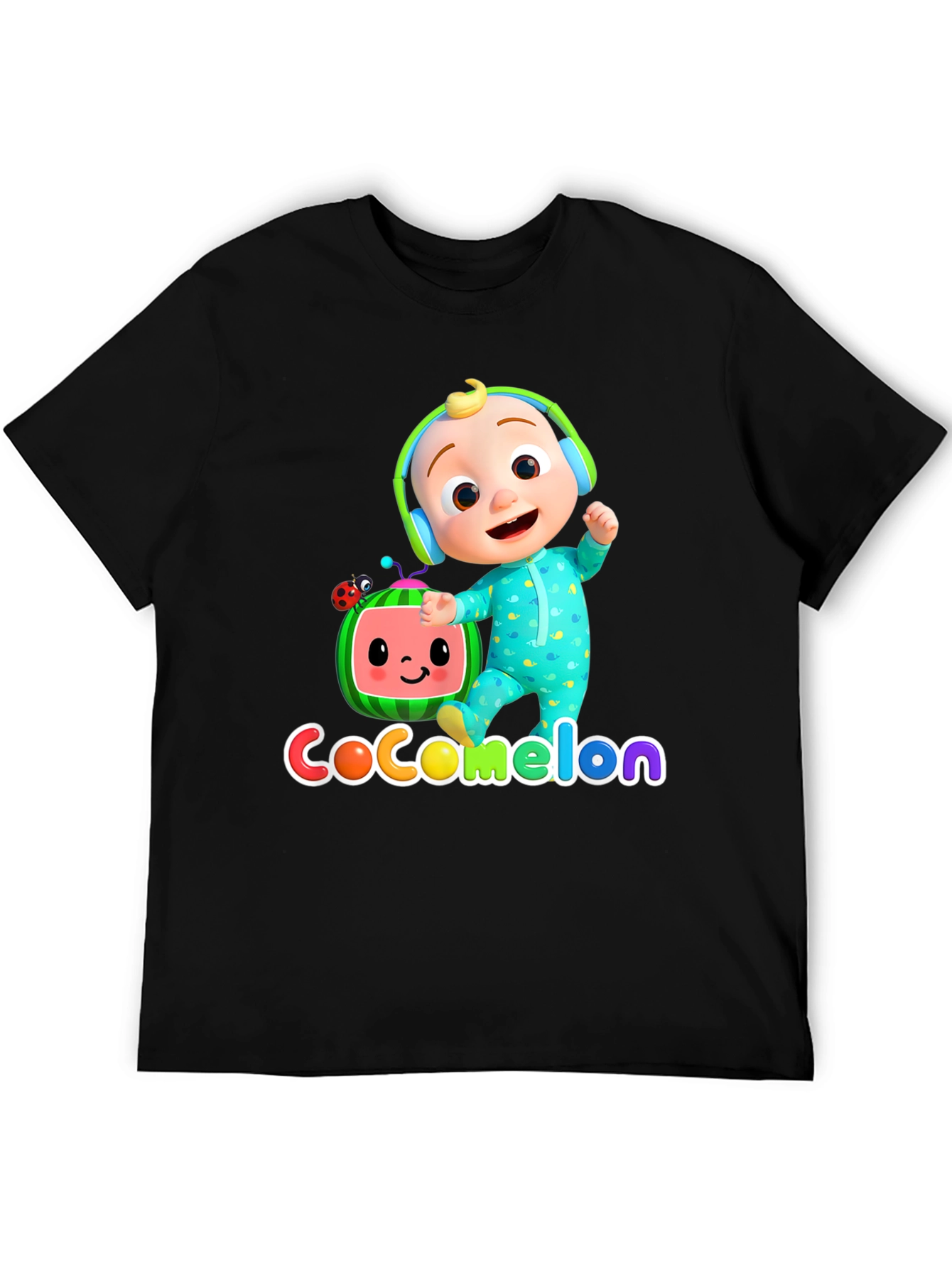 Cocomelon Black Graphic Tee