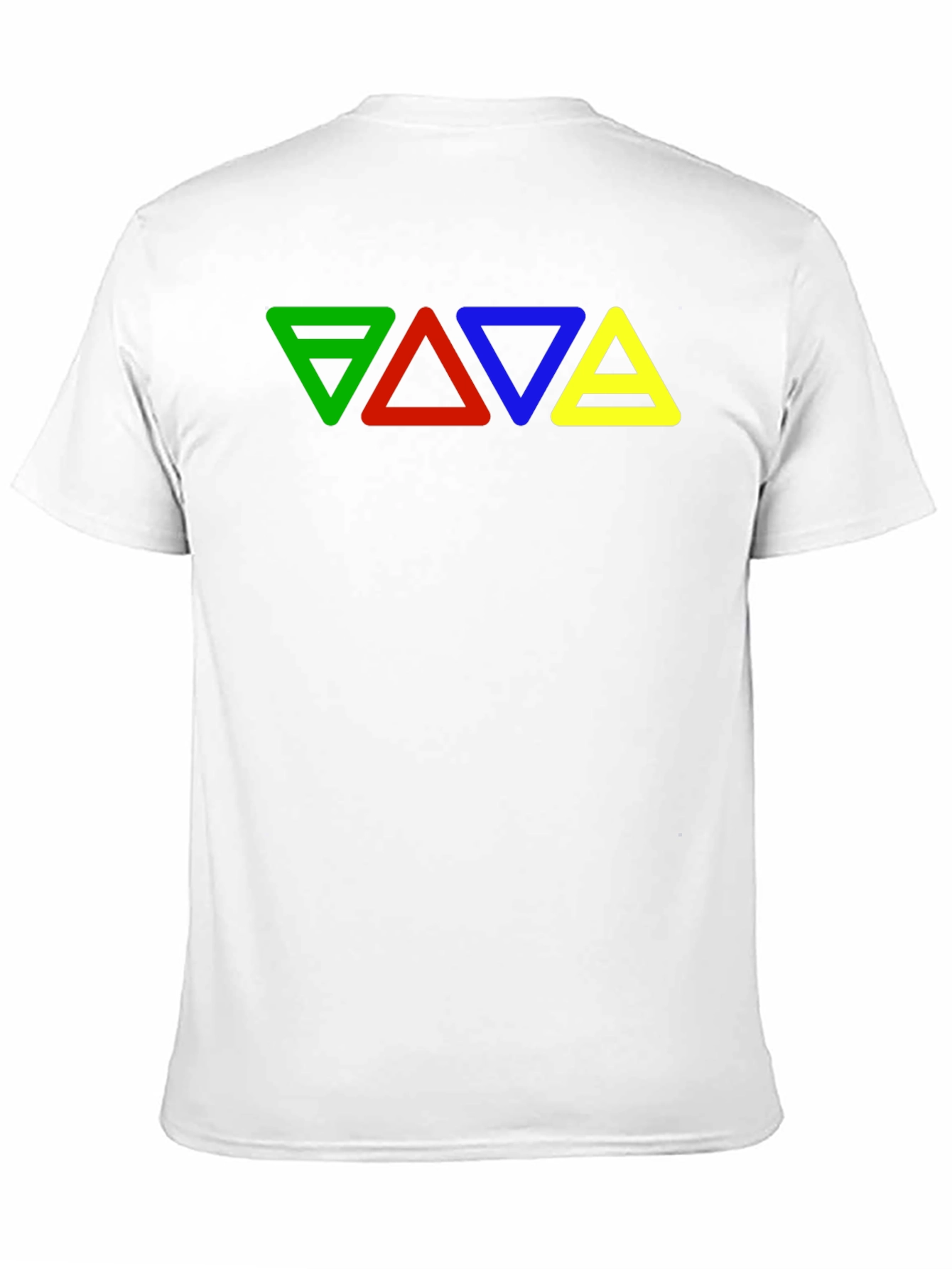 Elemental Triangles Black T-Shirt