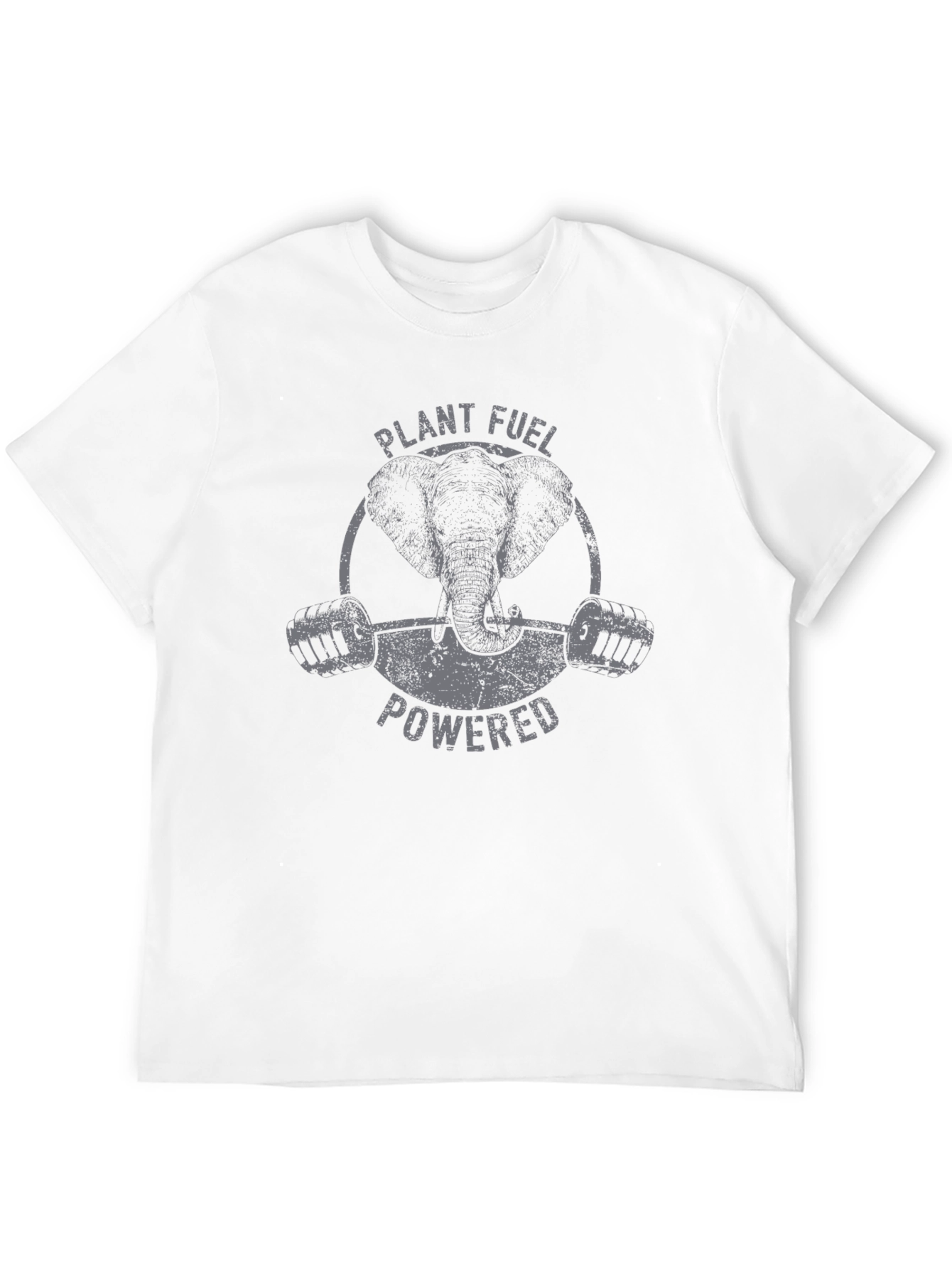 Plant Fuel Powered Elephant Gym T-Shirt