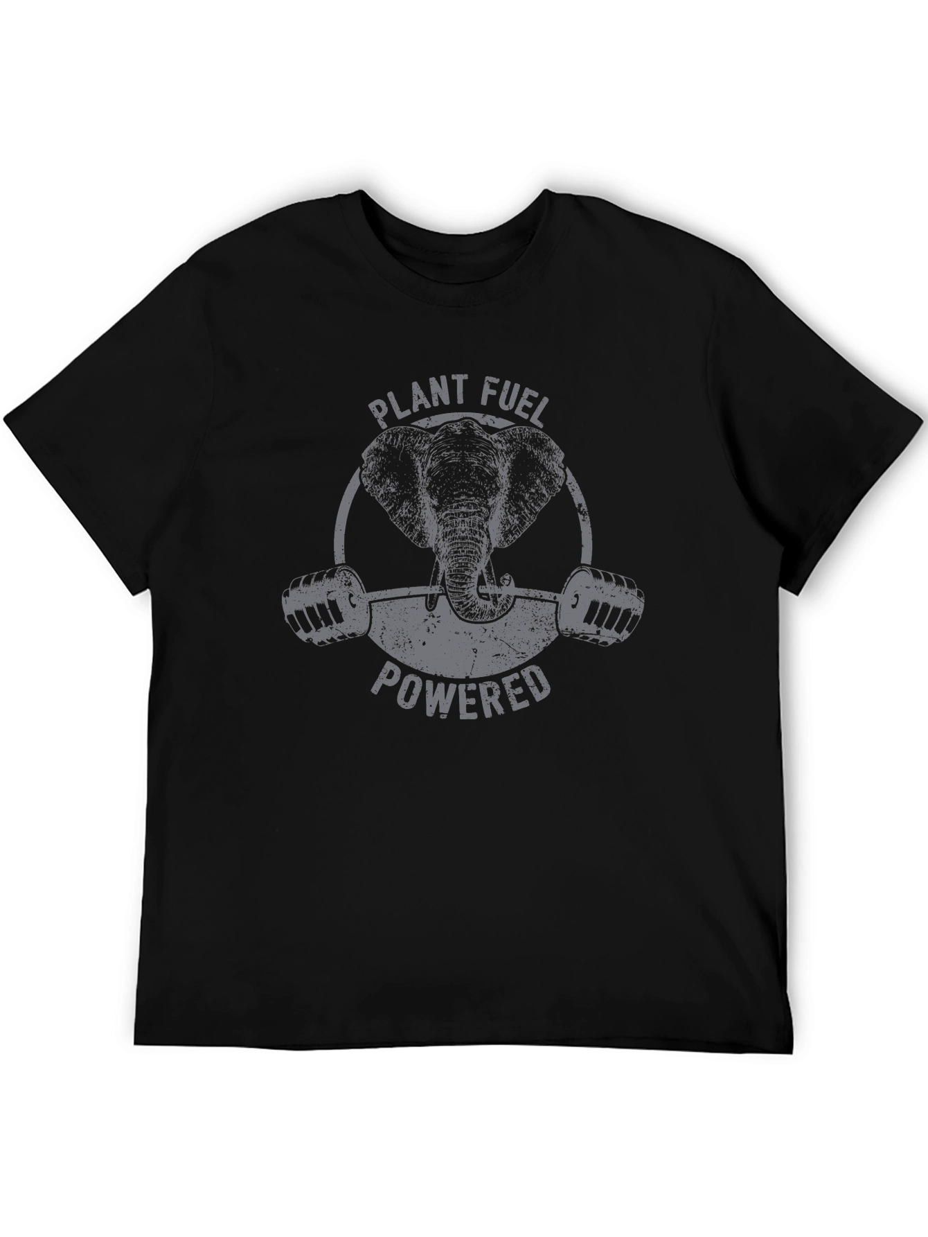 Plant Fuel Powered Elephant Gym T-Shirt
