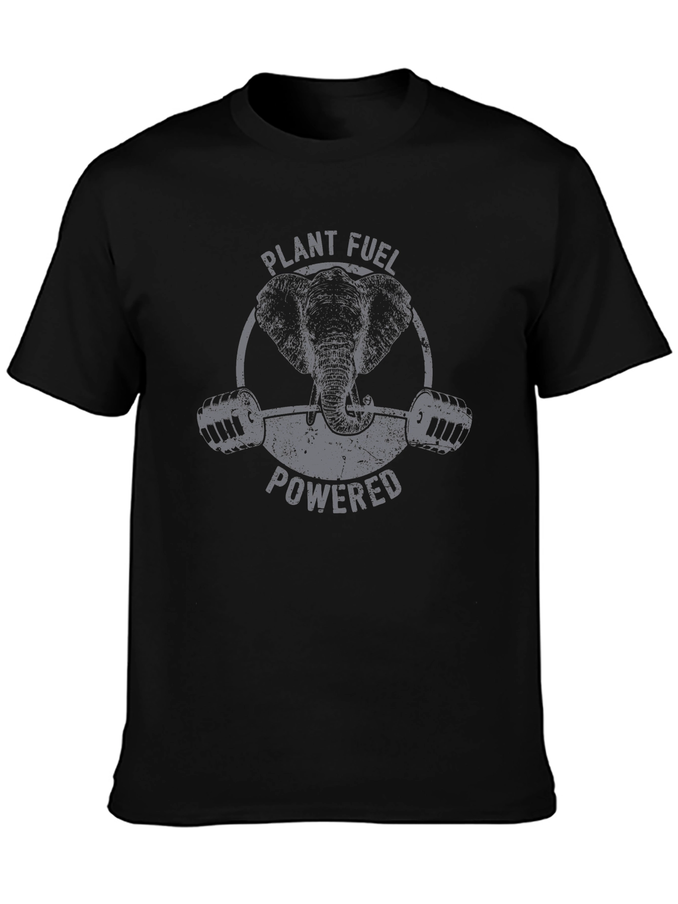 Plant Fuel Powered Elephant Gym T-Shirt