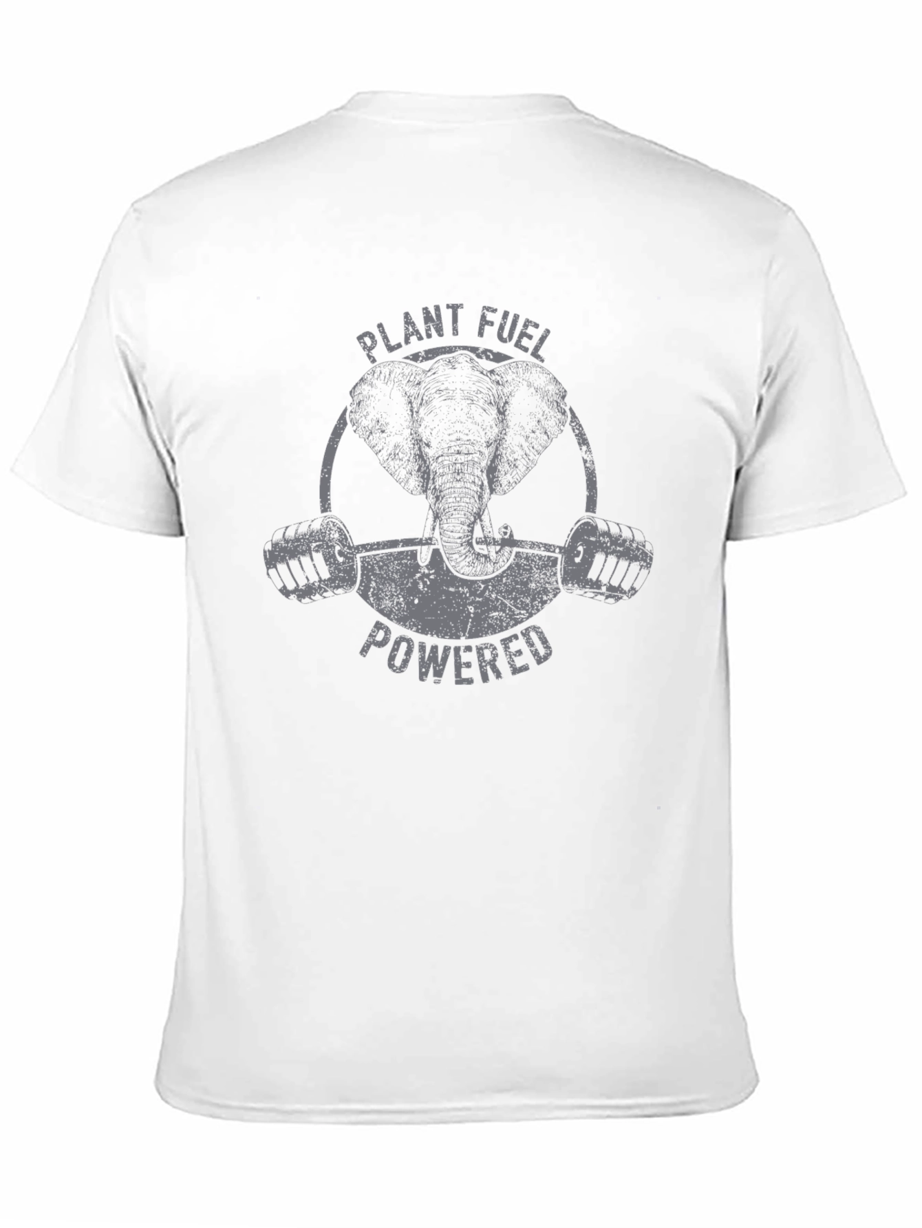 Plant Fuel Powered Elephant Gym T-Shirt