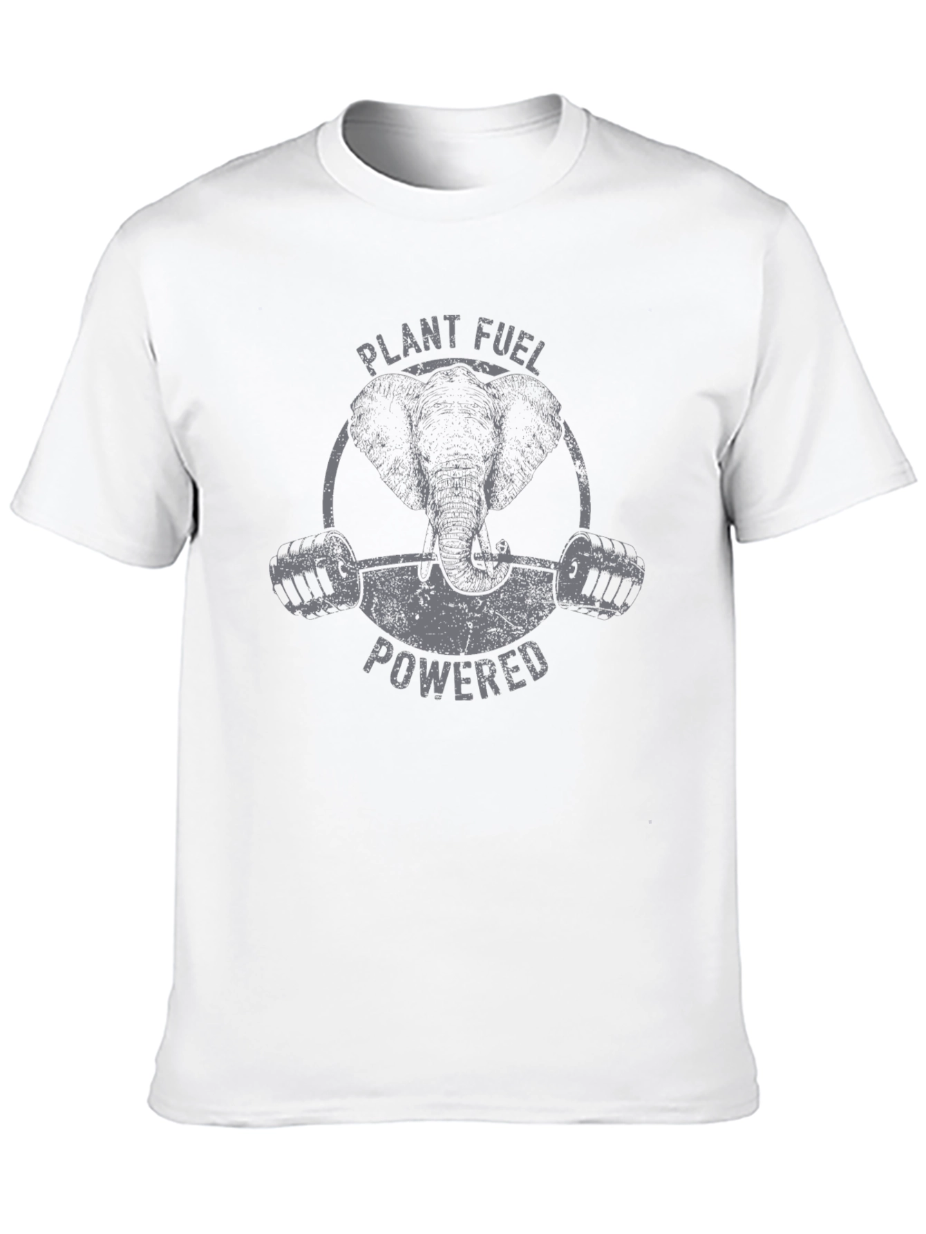 Plant Fuel Powered Elephant Gym T-Shirt