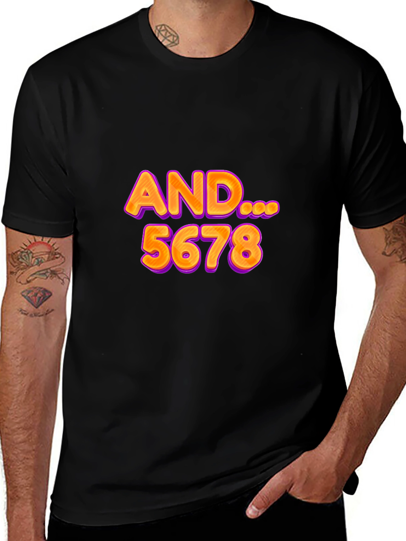 Dance Crew AND...5678 T-Shirt - Black