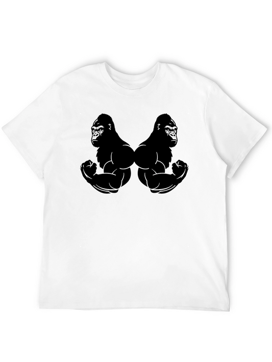 Gorilla Muscle Mens Black T-Shirt