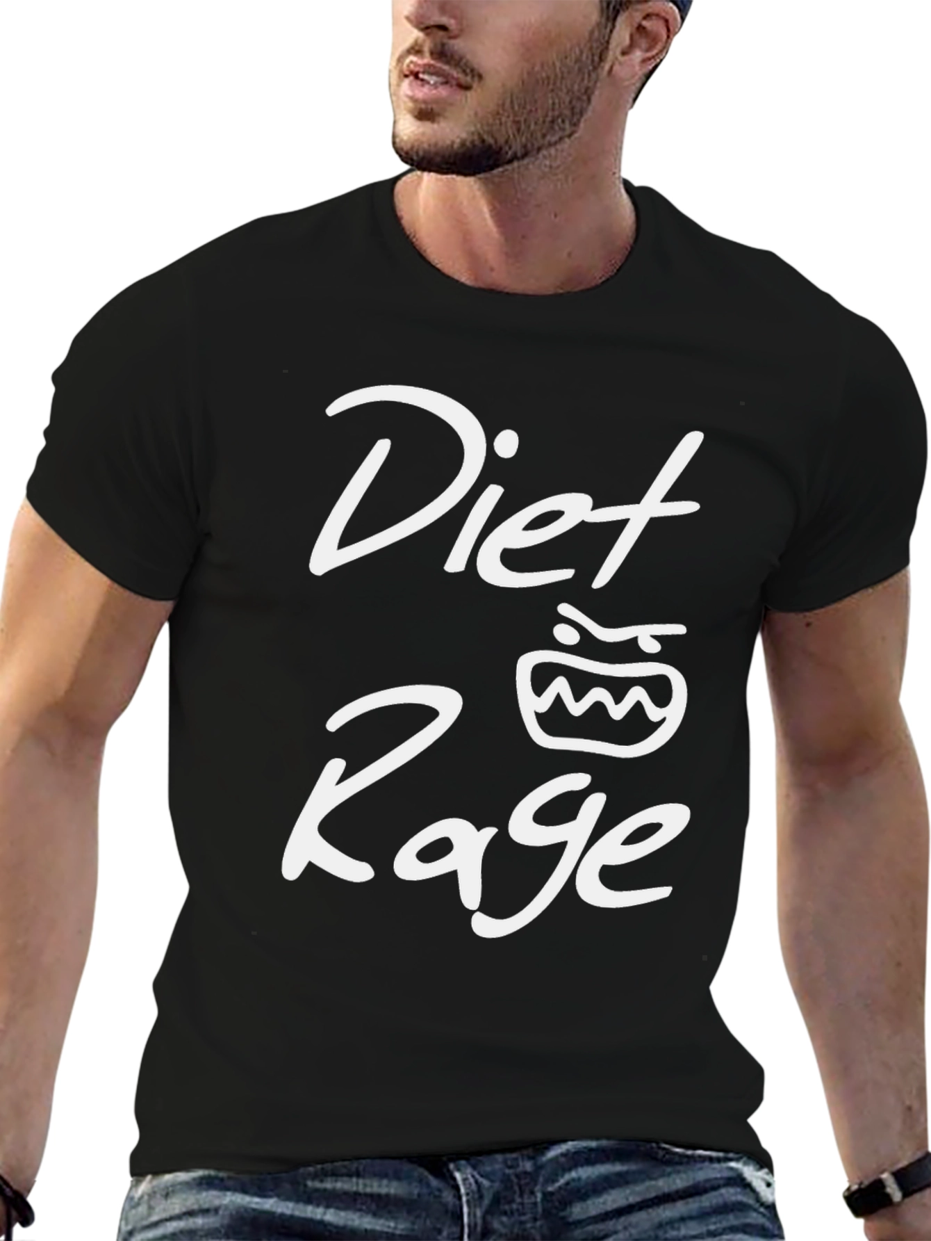Diet Rage T-Shirt Funny Gym Workout Tee