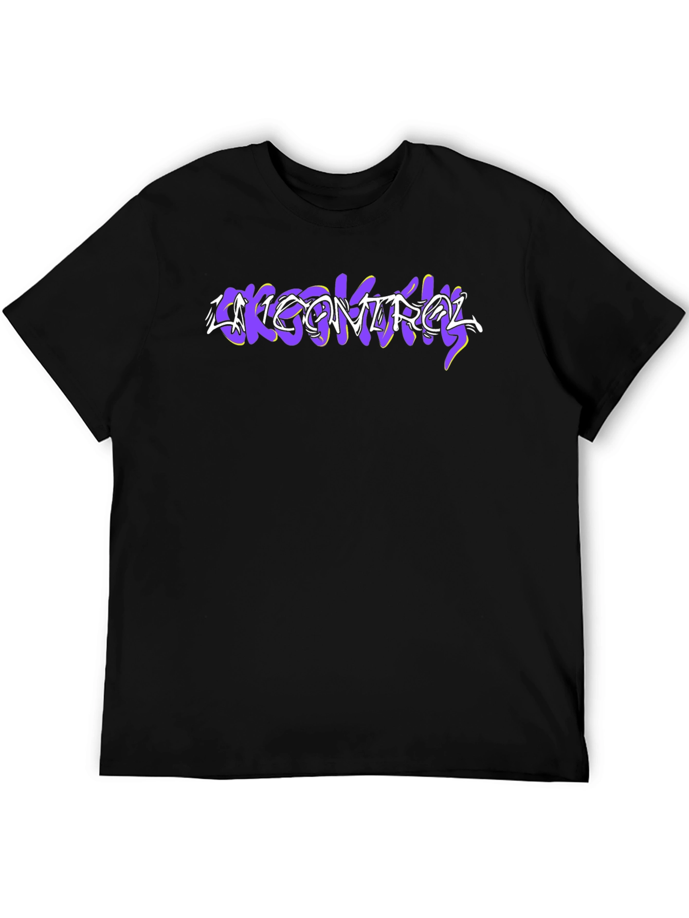 Like Control Black Graphic T-Shirt