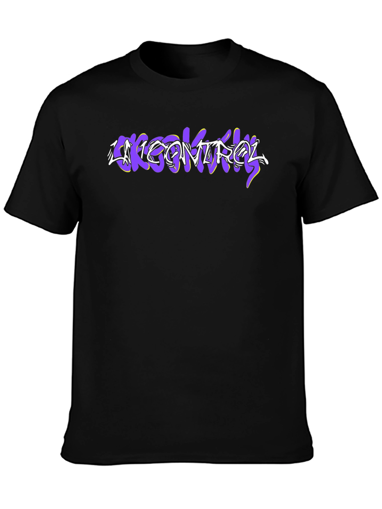 Like Control Black Graphic T-Shirt