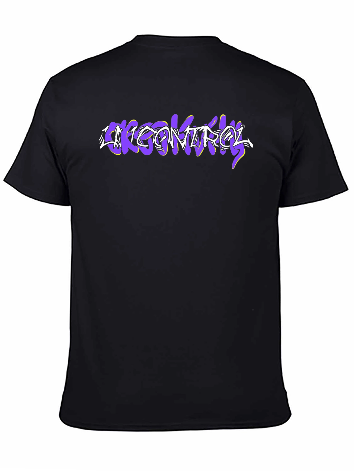 Like Control Black Graphic T-Shirt