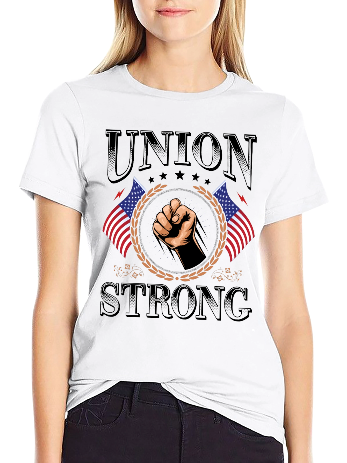 Union Strong American Flag T-Shirt