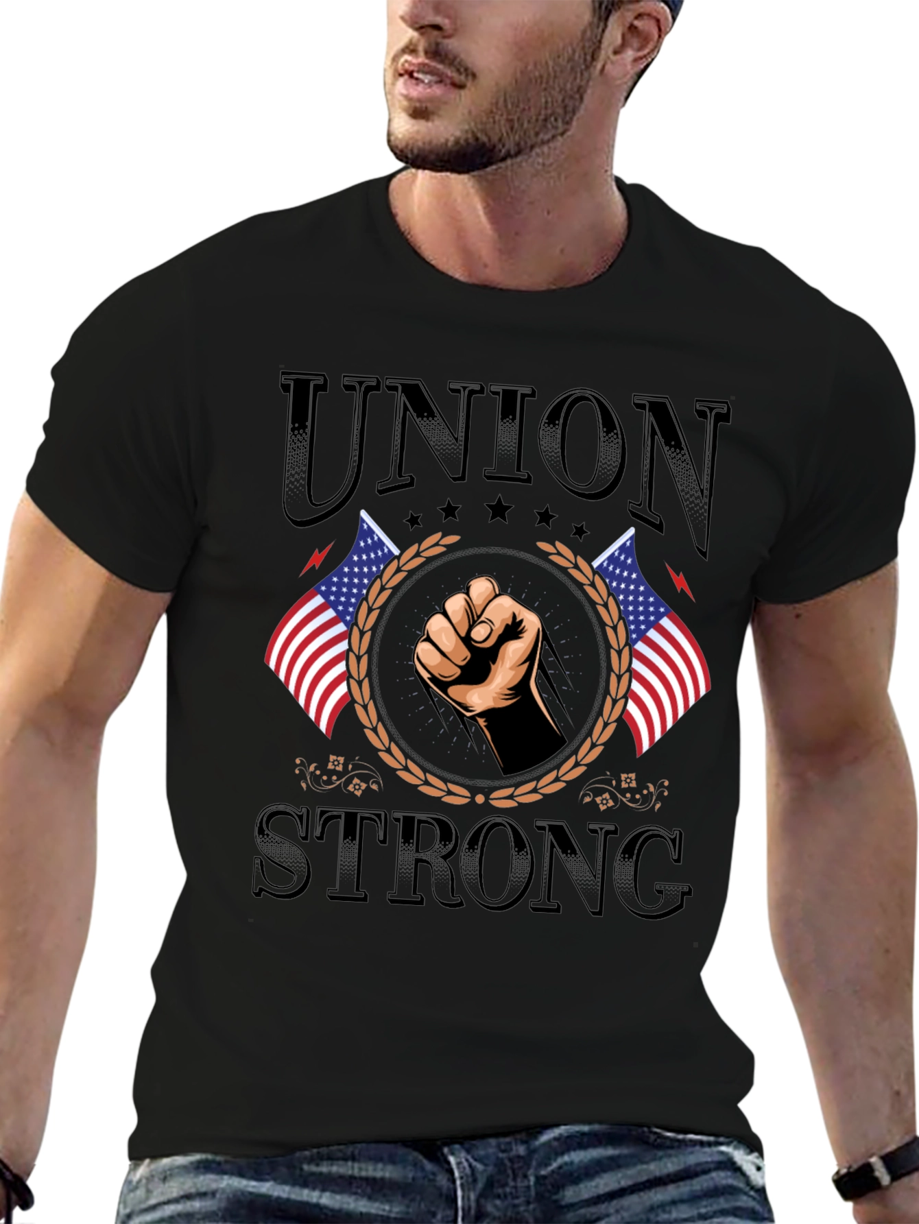 Union Strong American Flag T-Shirt