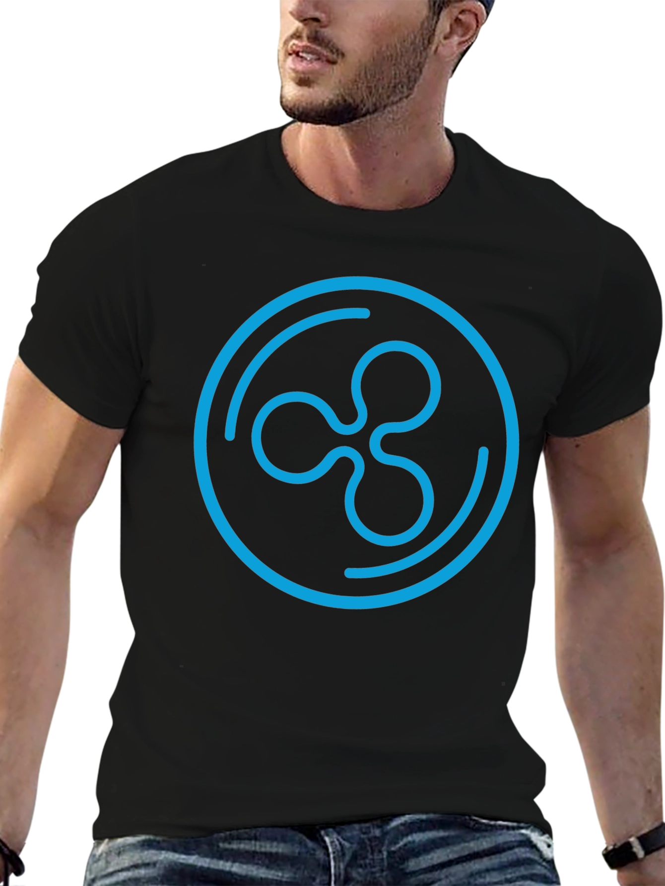 Ripple XRP Crypto T-Shirt - Black