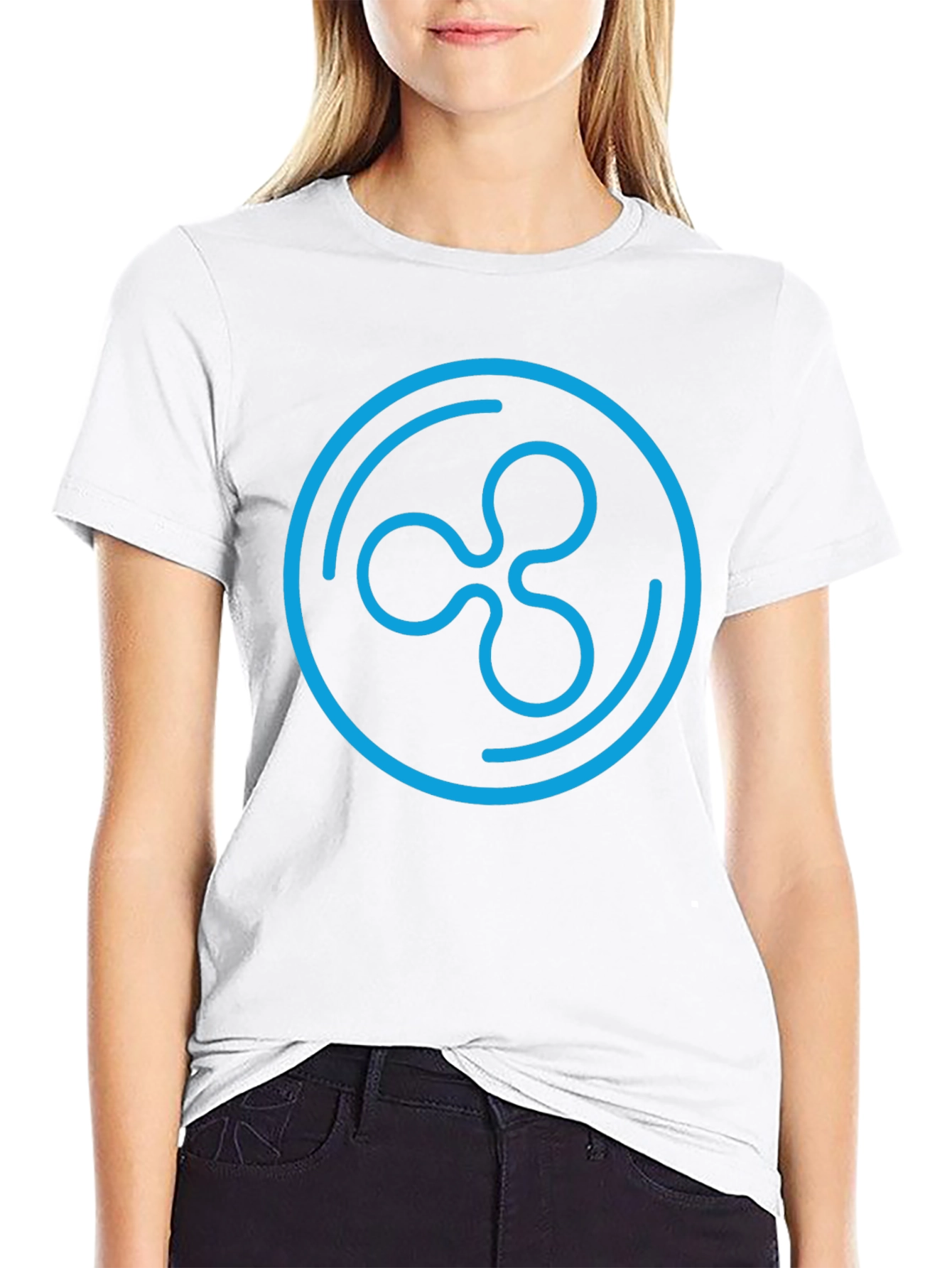 Ripple XRP Crypto T-Shirt - Black